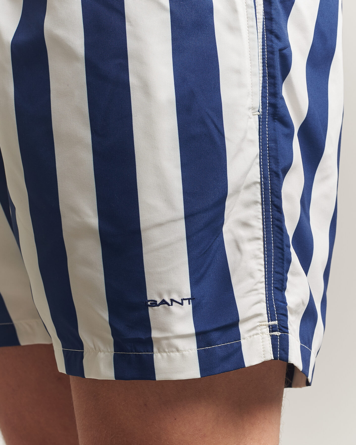Hombres | Bañadores | Gant | Blockstriped Swimshorts Rich Navy