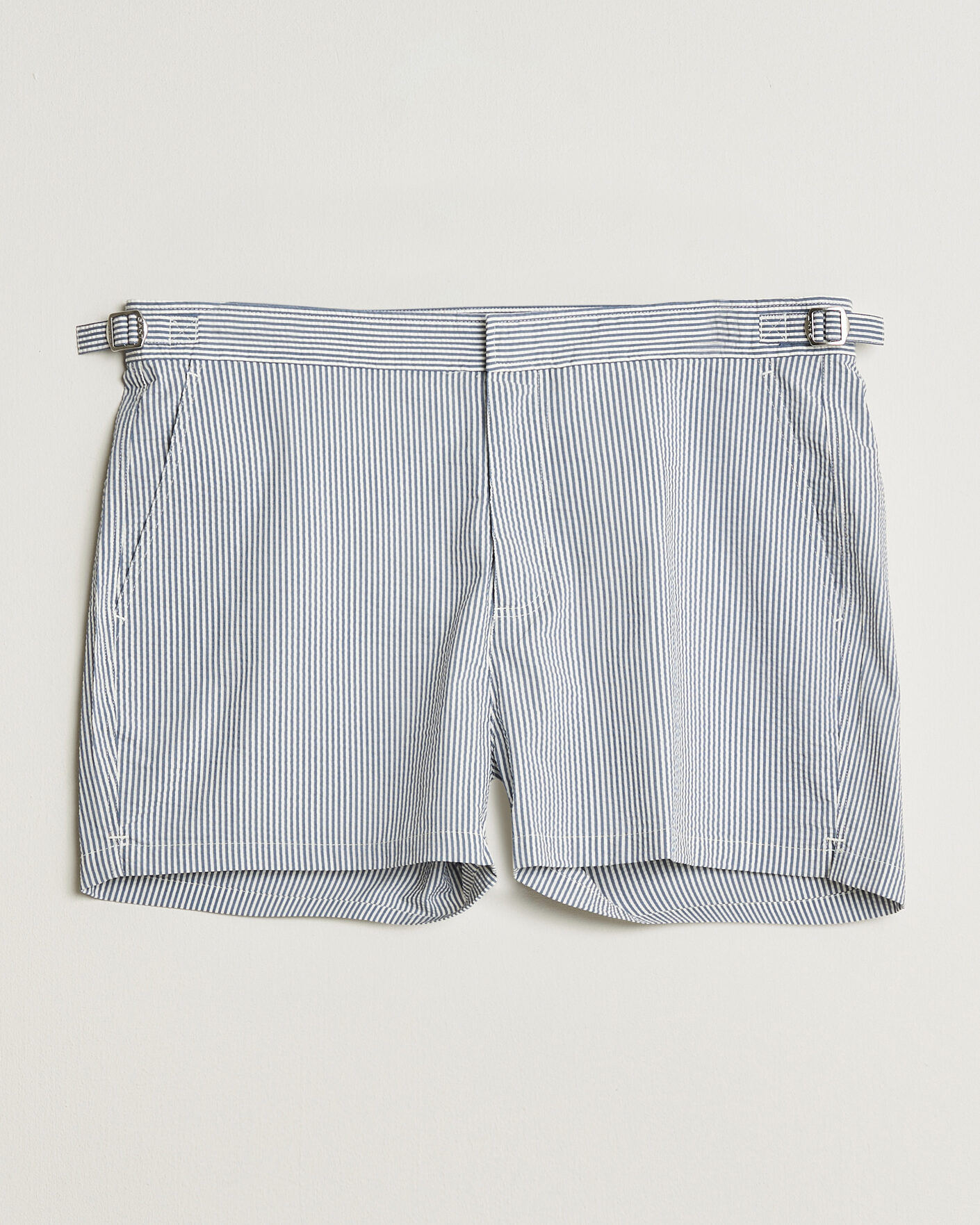 Hombres | Bañadores | Gant | Fitted Seersucker Swimshorts Vintage Blue
