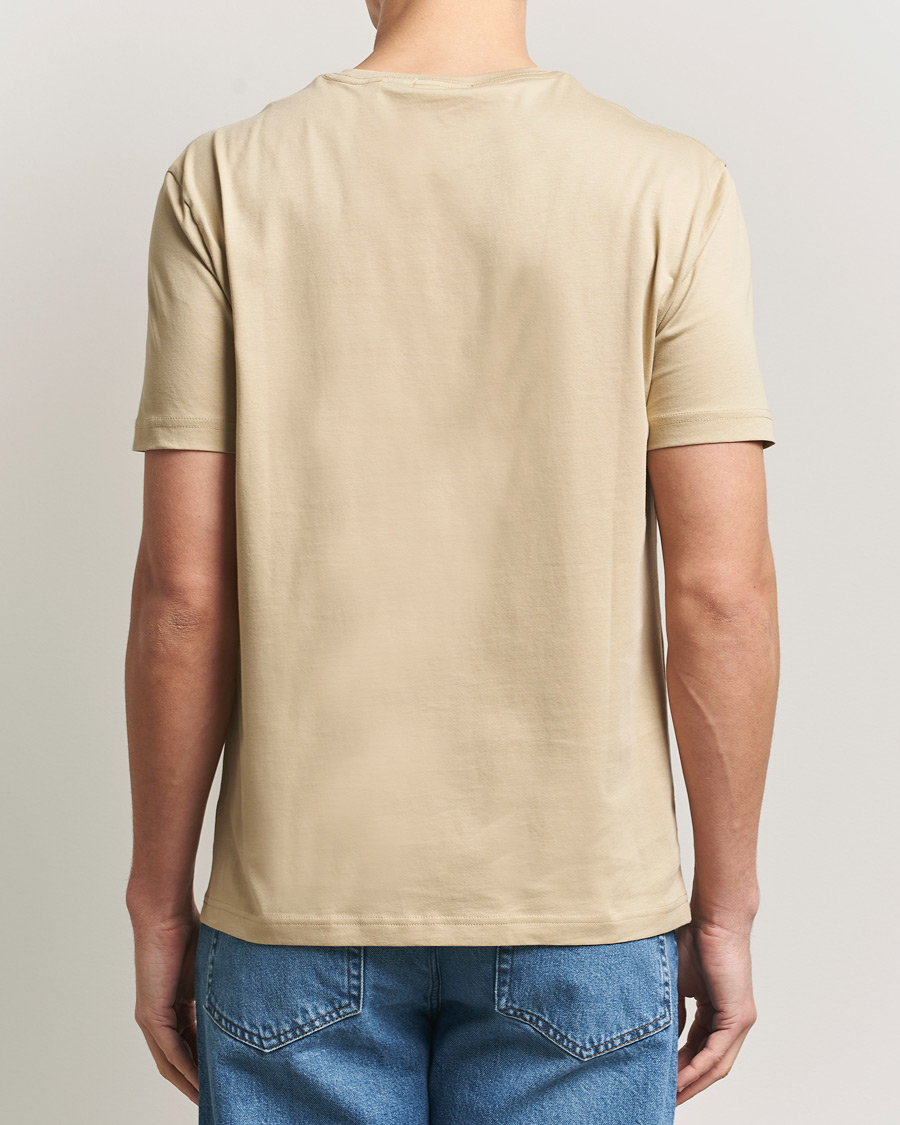 Hombres | Camisetas | Gant | The Original T-Shirt Oat Beige
