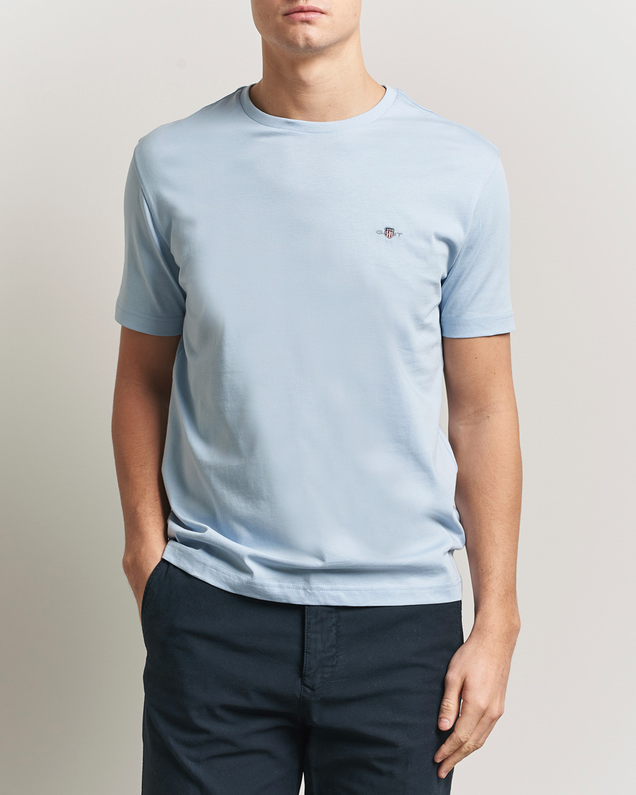 Hombres | Camisetas | Gant | The Original T-Shirt Fresh Blue