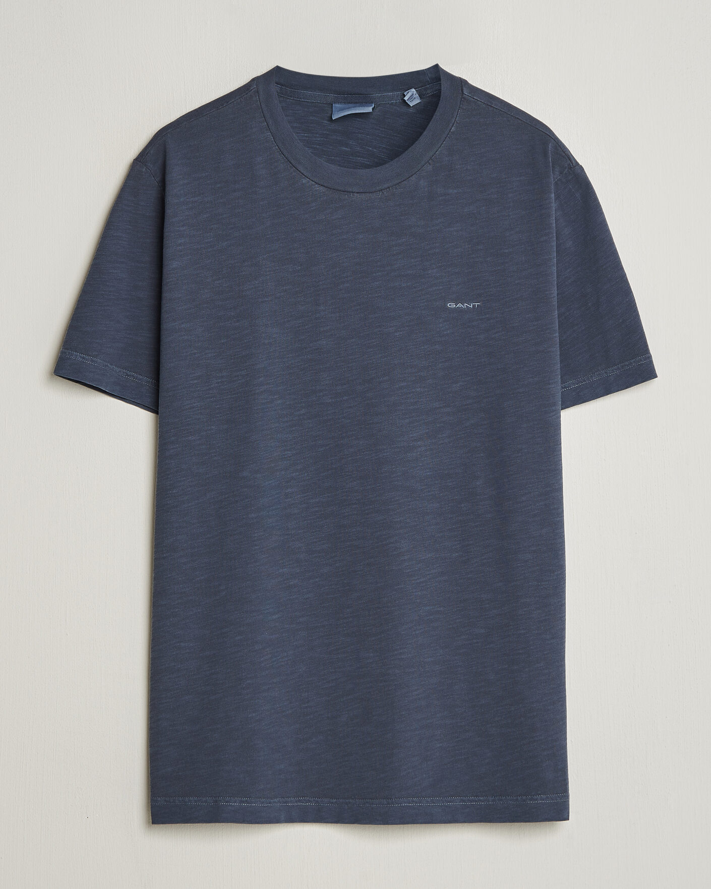 Hombres | Camisetas | Gant | Washed Slub T-Shirt Evening Blue