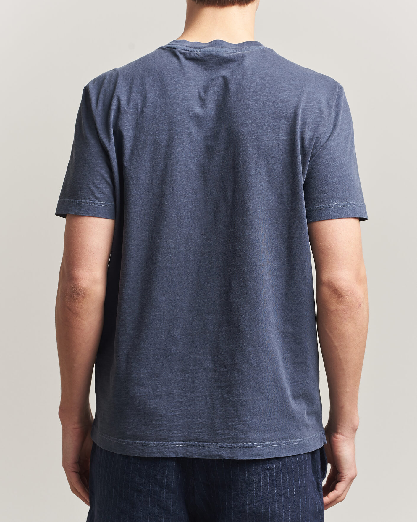 Hombres | Camisetas | Gant | Washed Slub T-Shirt Evening Blue