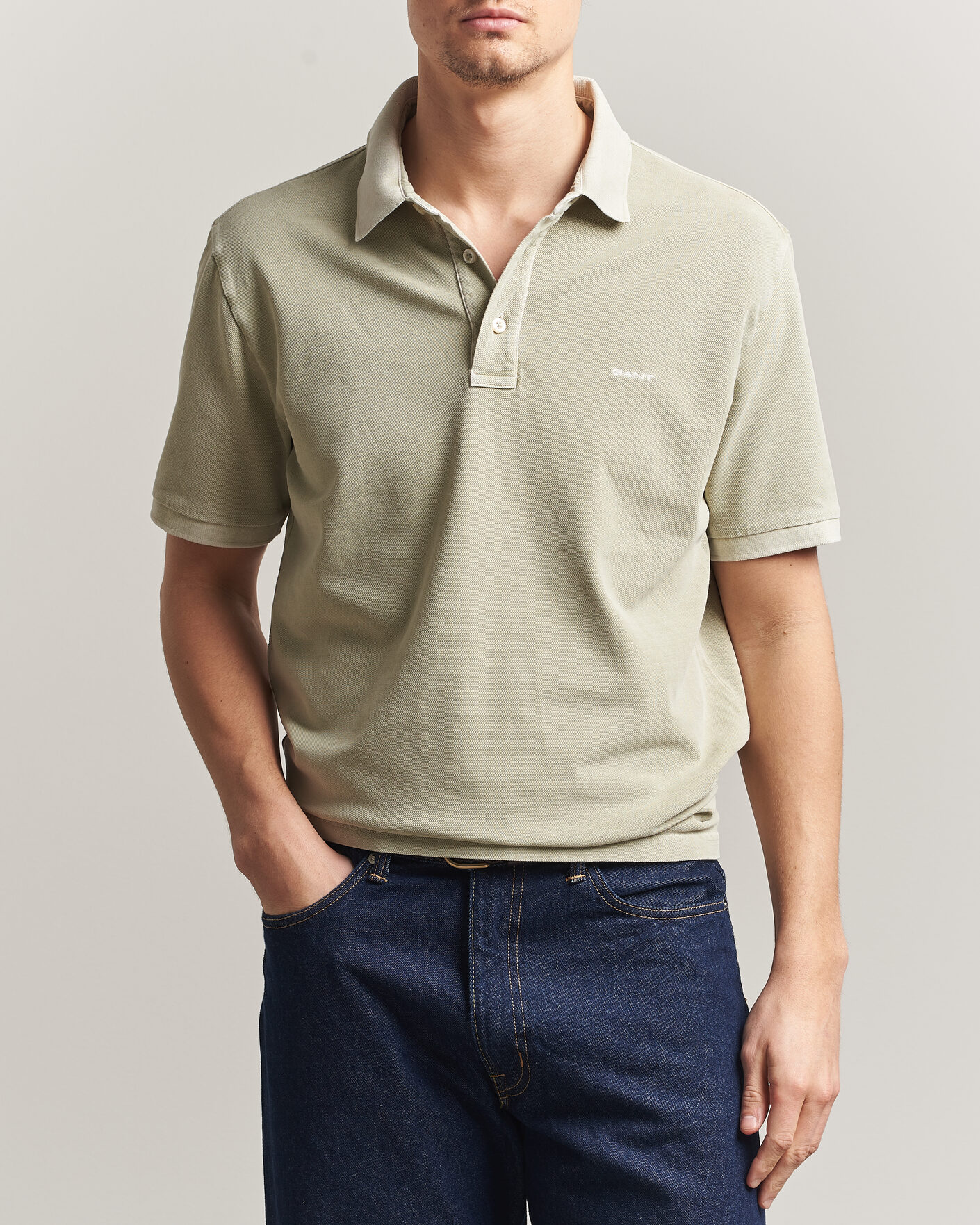 Hombres | Polos | Gant | Sunfaded Polo Milky Matcha