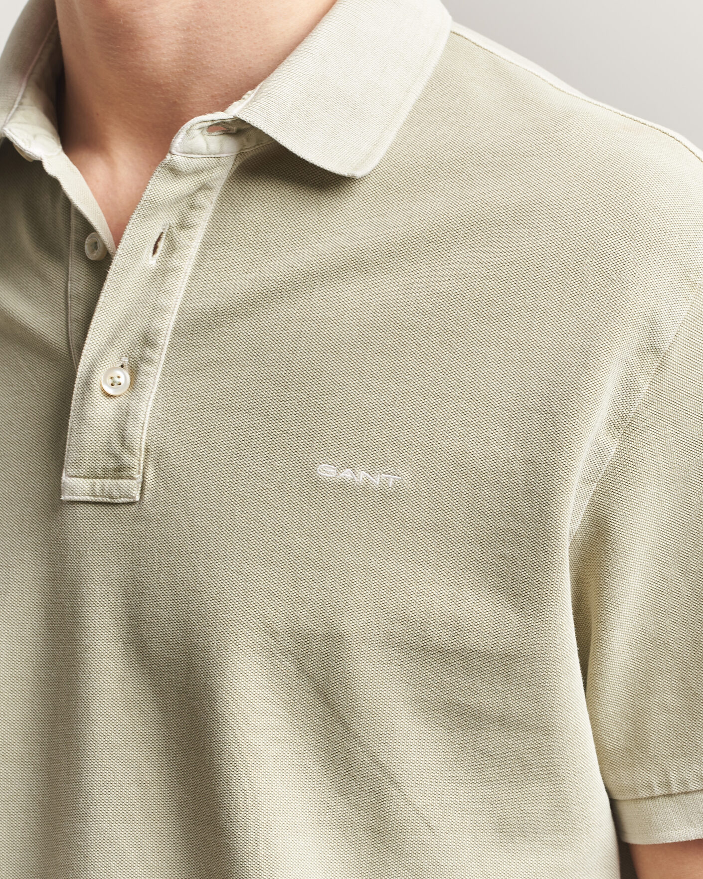 Hombres | Polos | Gant | Sunfaded Polo Milky Matcha