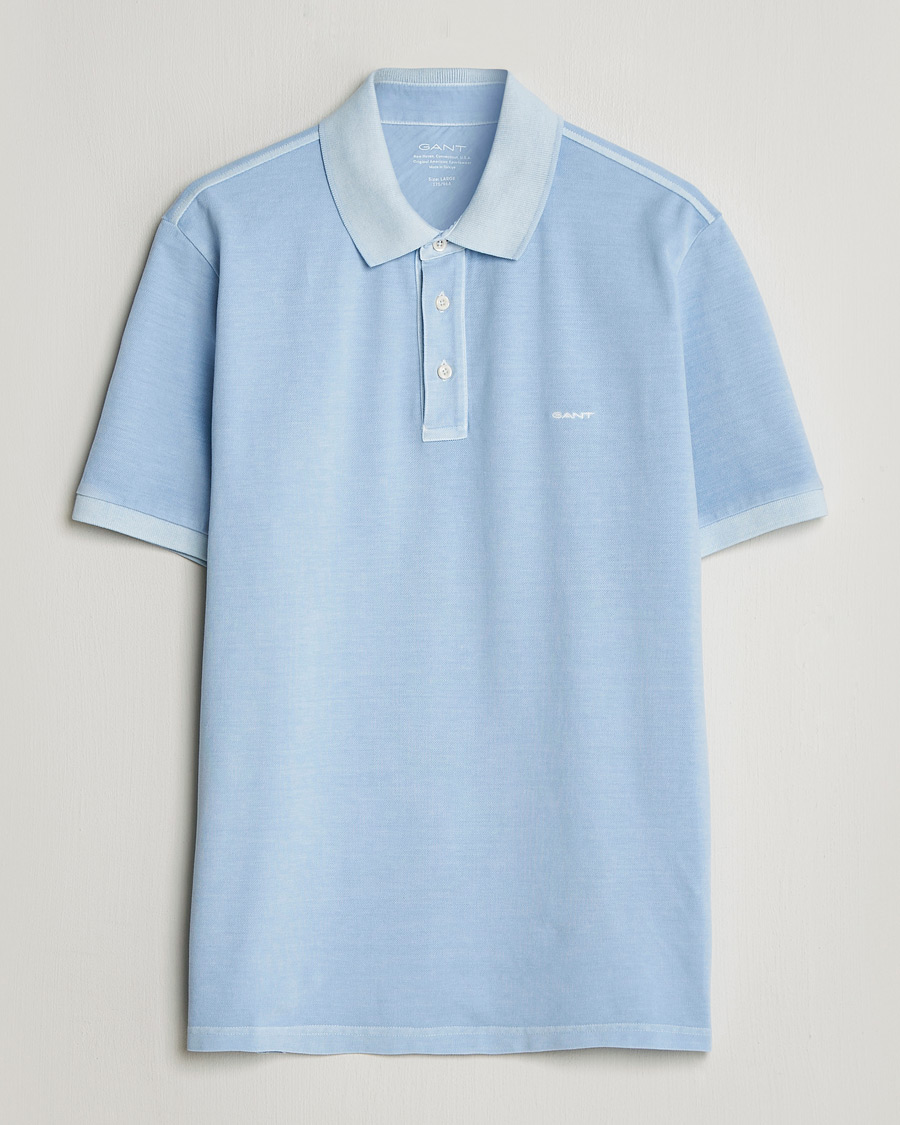 Hombres | Polos | Gant | Sunfaded Polo Fresh Blue