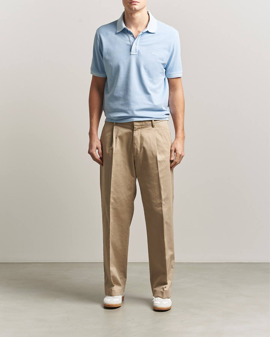 Hombres | Polos | Gant | Sunfaded Polo Fresh Blue