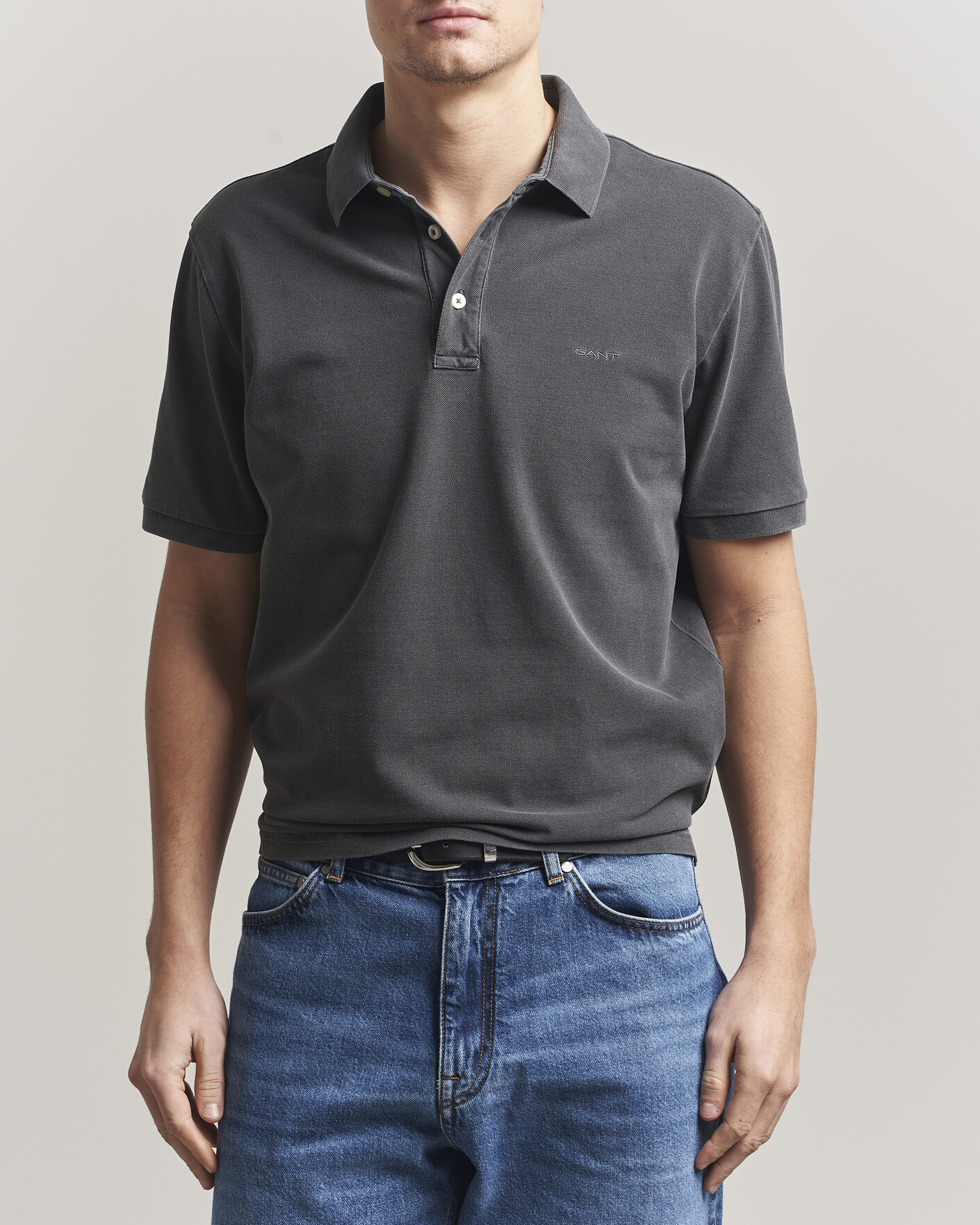 Hombres | Polos | Gant | Sunfaded Polo Black