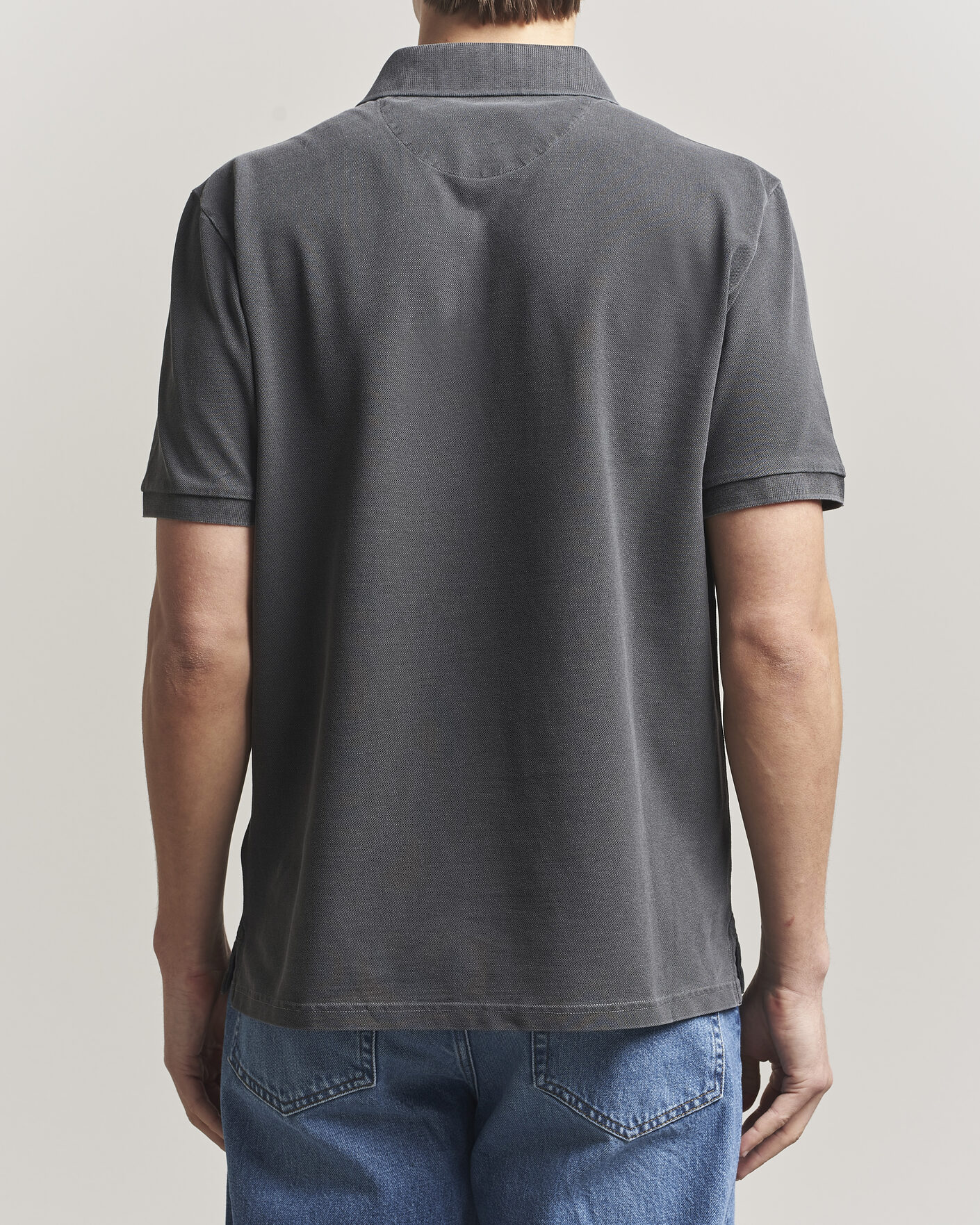 Hombres | Polos | GANT | Sunfaded Polo Black