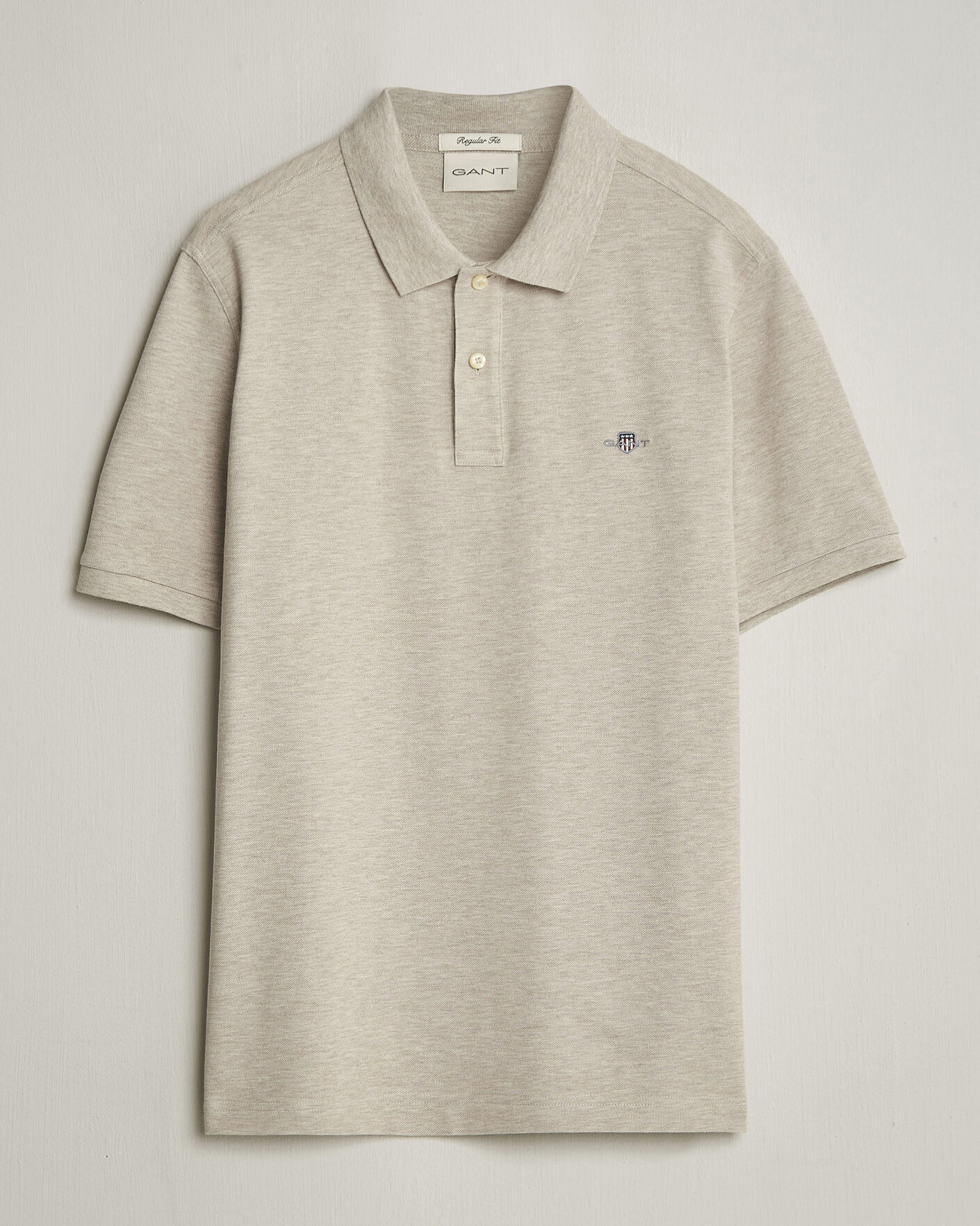 Hombres | Polos | GANT | The Original Polo Oat Melange