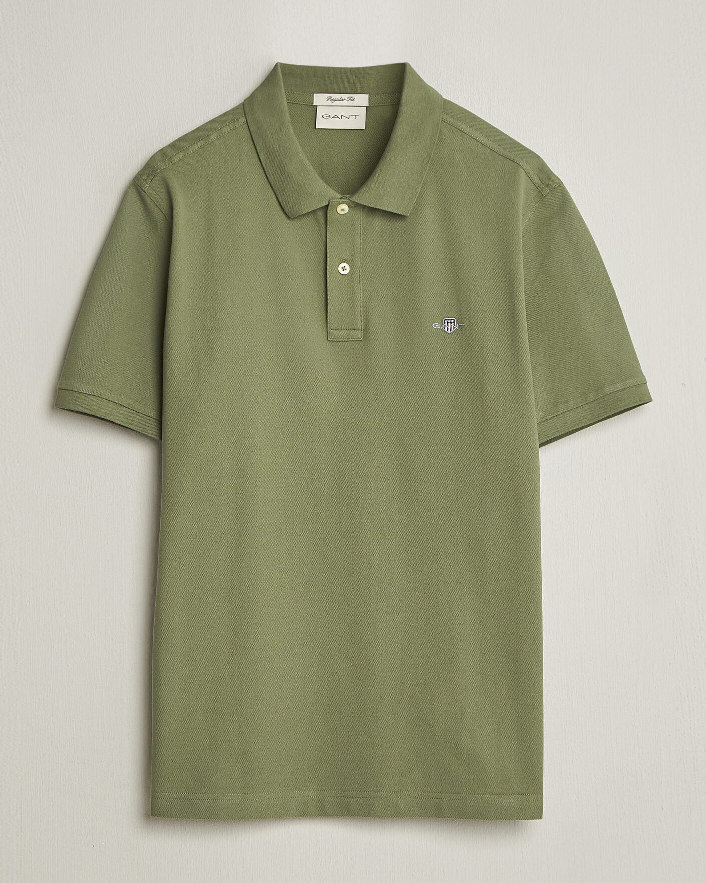 Hombres | Polos | Gant | The Original Polo Dry Herb Green