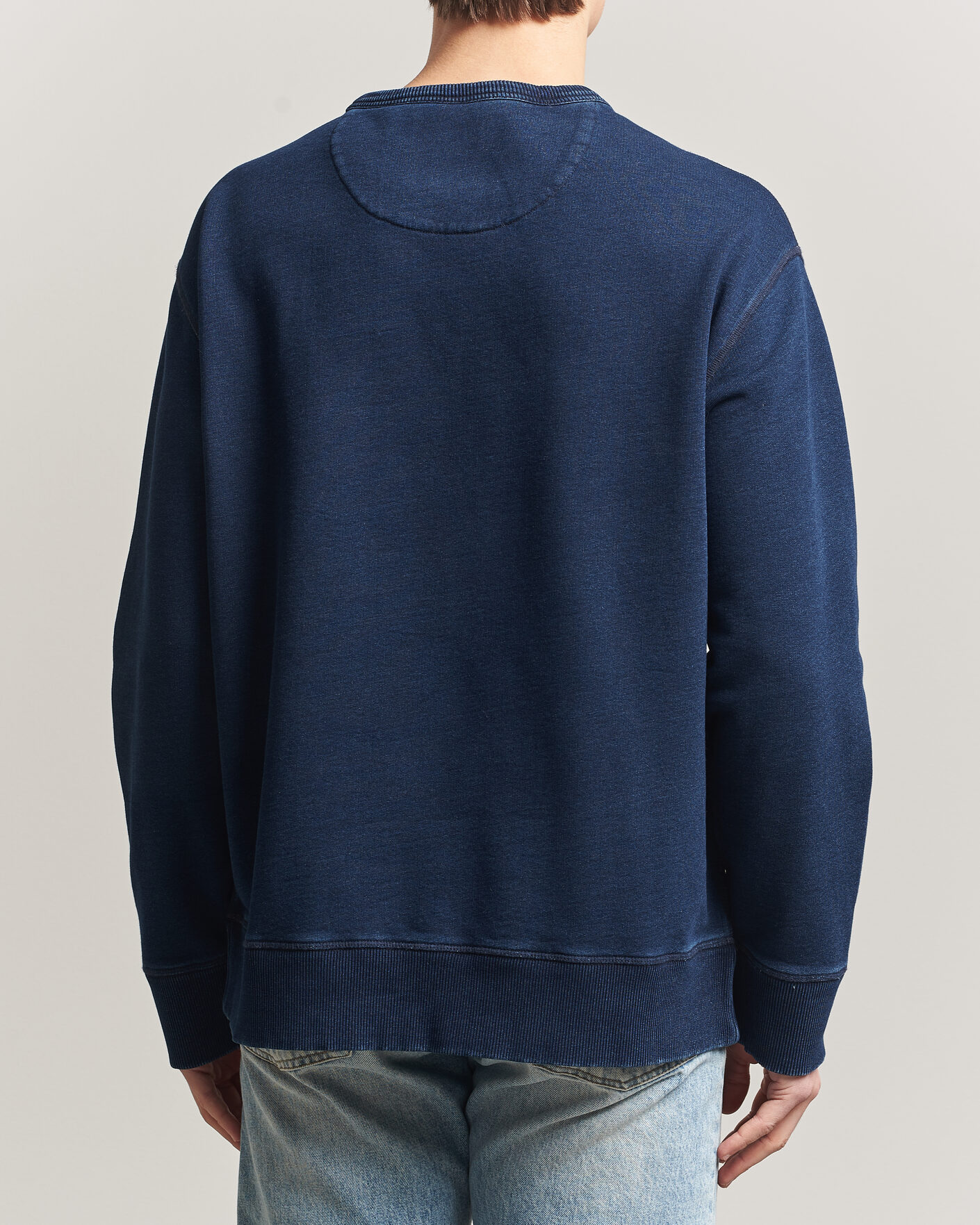 Hombres | Jerséis y prendas de punto | Gant | Indigo Graphic Sweatshirt Dark Blue