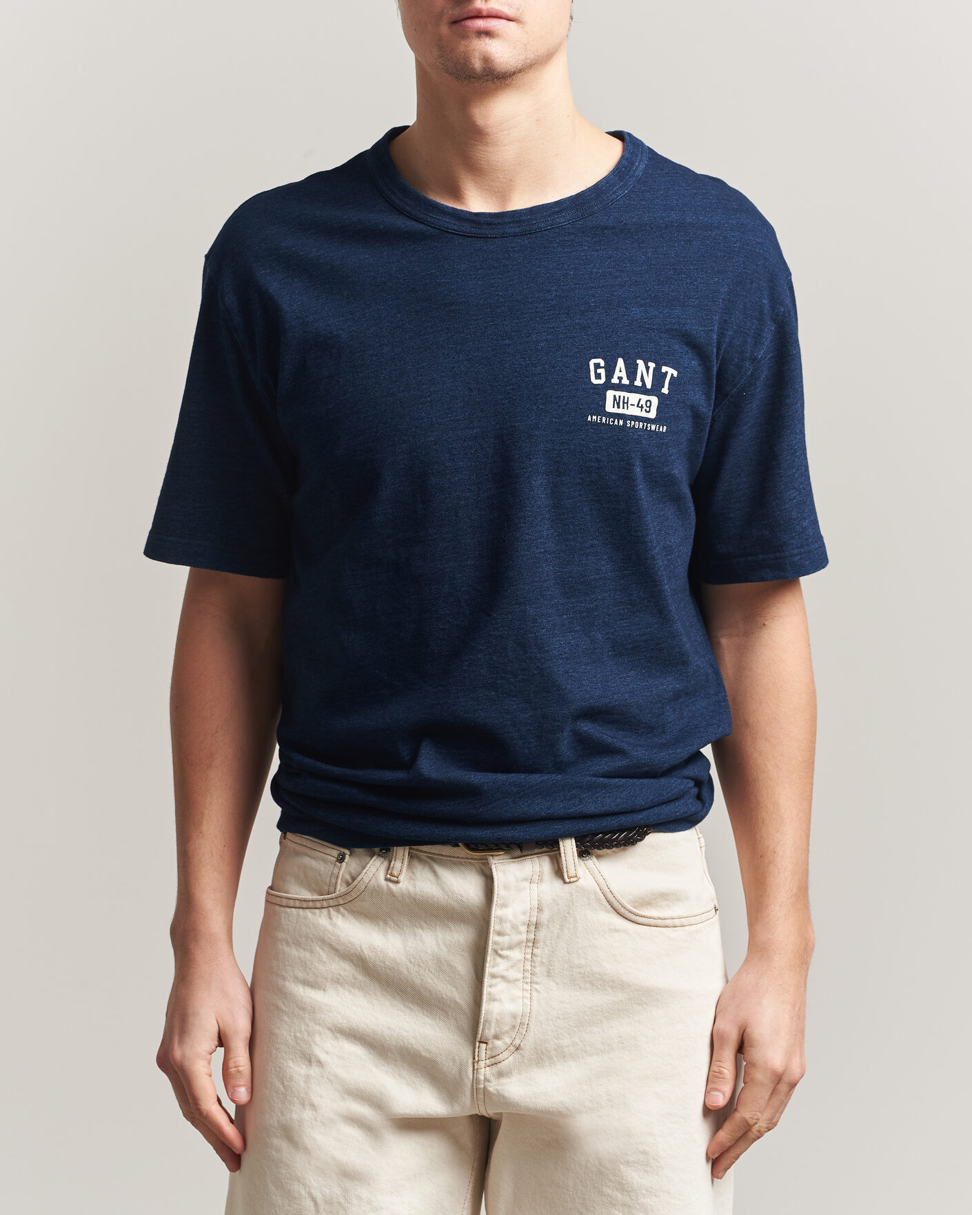 Hombres | Camisetas | Gant | Indigo Graphic T-Shirt Dark Blue