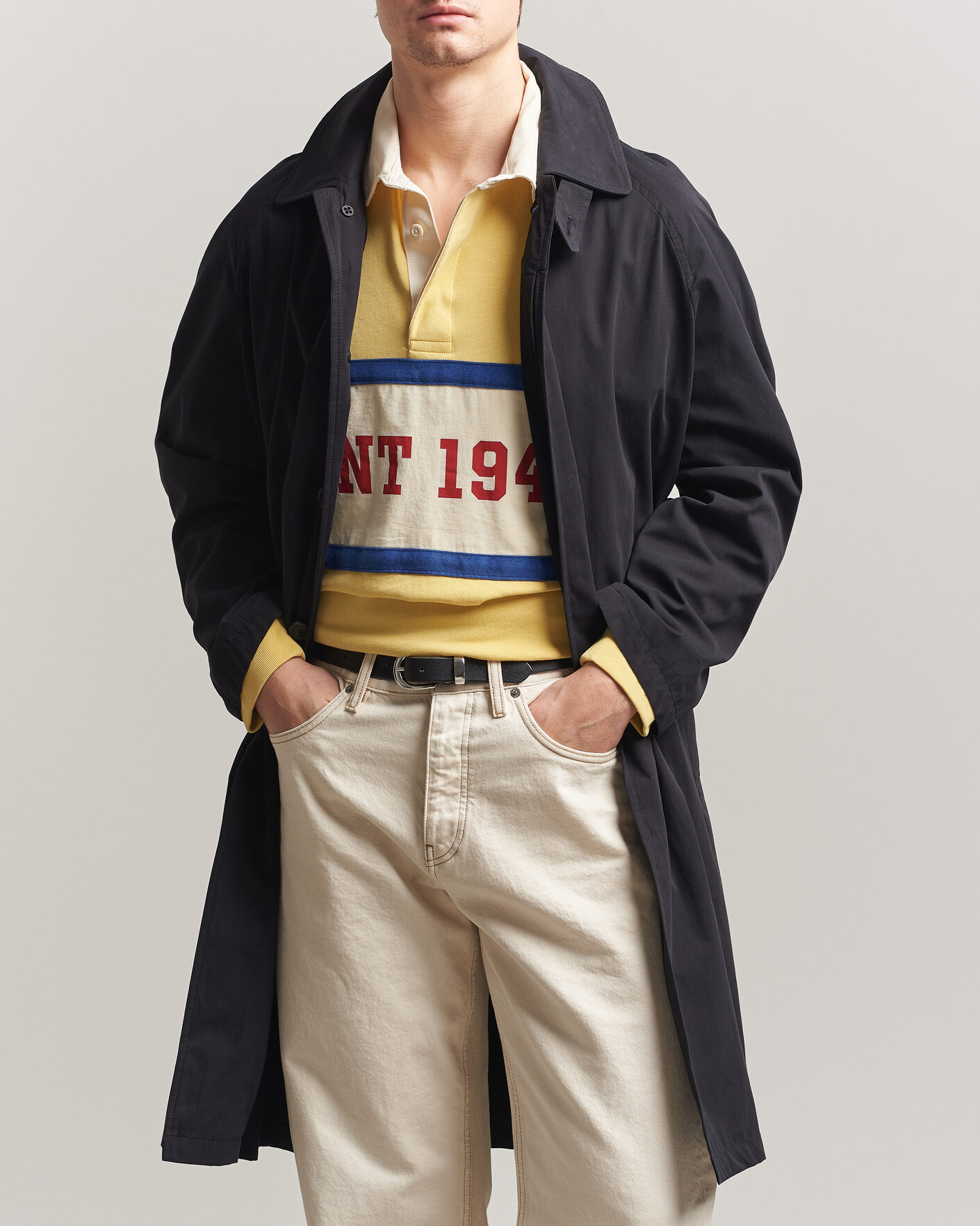 Hombres | Abrigos y chaquetas | GANT | Cotton Coat Black