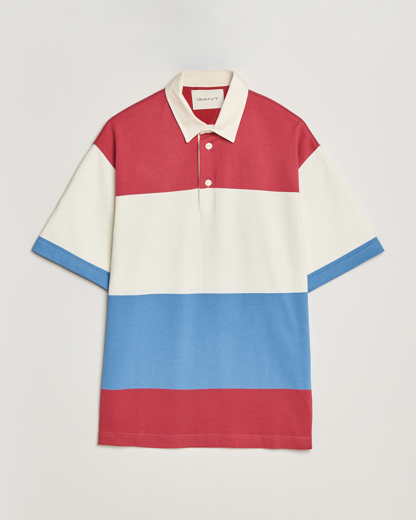 Hombres | Polos | Gant | Striped Short Sleeve Rugger Multi