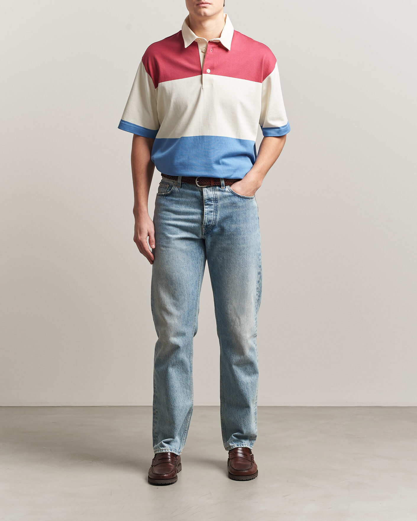 Hombres | Polos | GANT | Striped Short Sleeve Rugger Multi