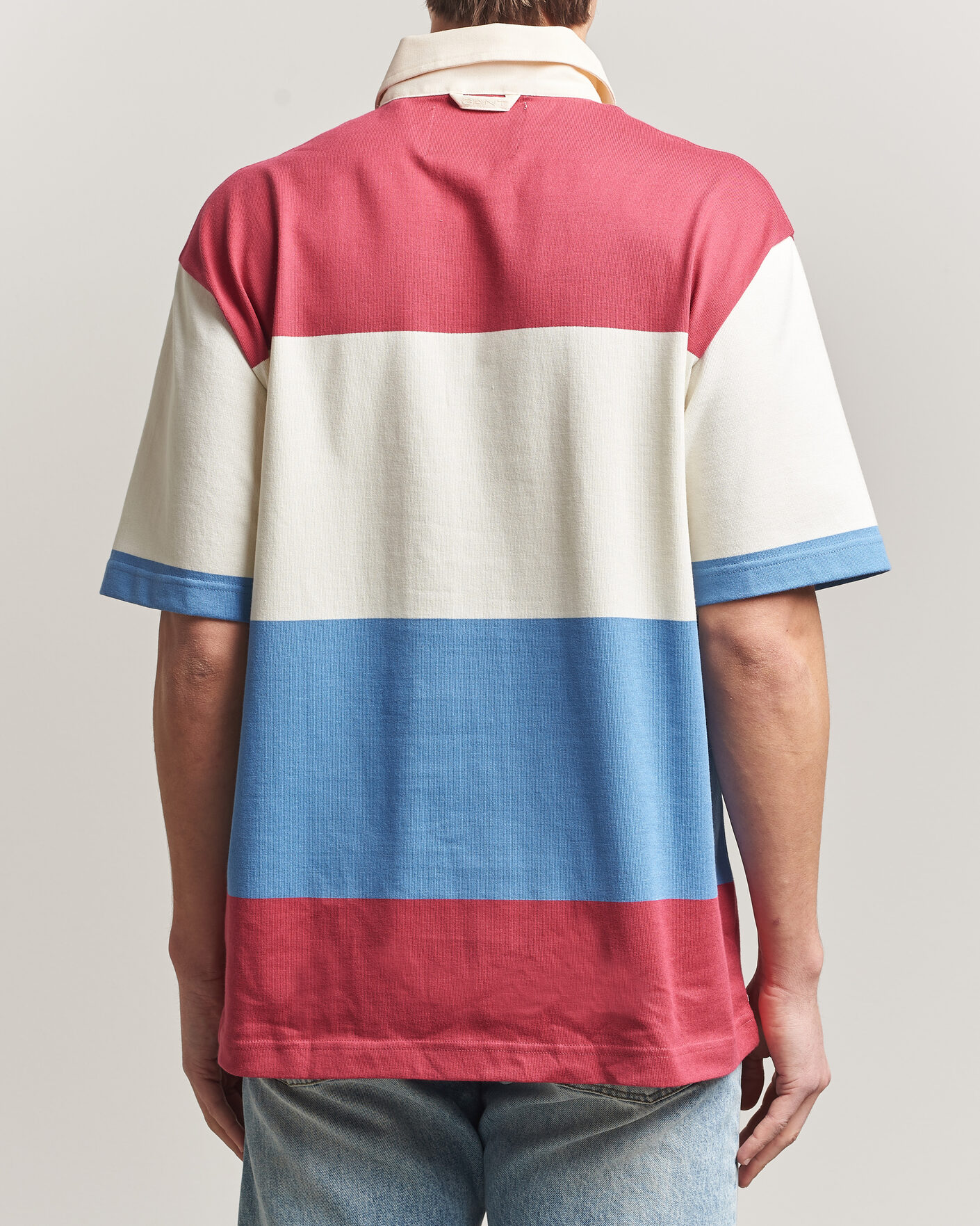 Hombres | Polos | Gant | Striped Short Sleeve Rugger Multi