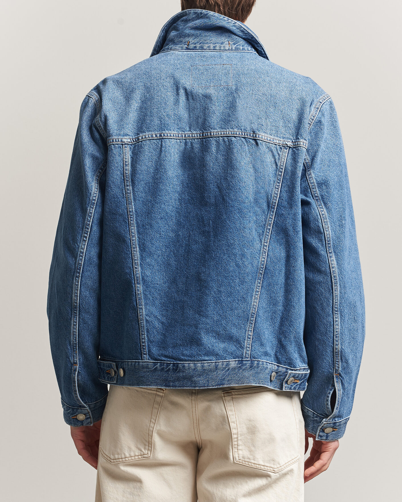 Hombres | Abrigos y chaquetas | Gant | Denim Trucker Jacket Mid Blue