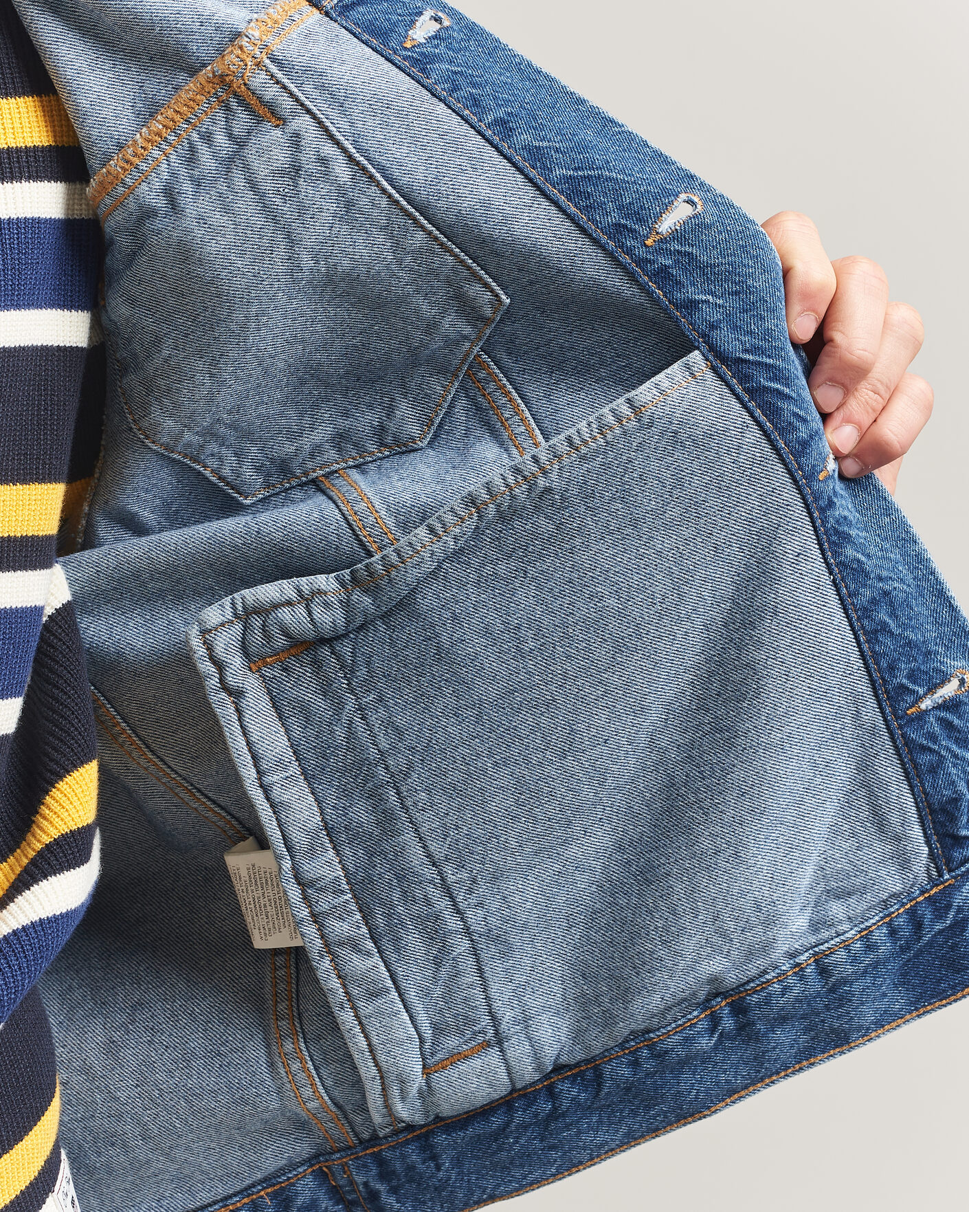 Hombres | Abrigos y chaquetas | GANT | Denim Trucker Jacket Mid Blue