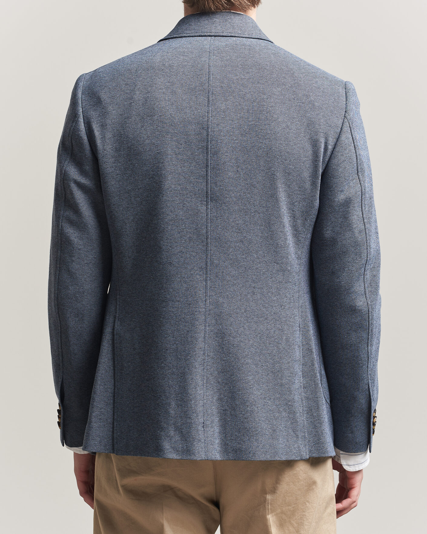 Hombres | Blazers | Gant | Two Tone Jersey Pique Blazer Salty Sea