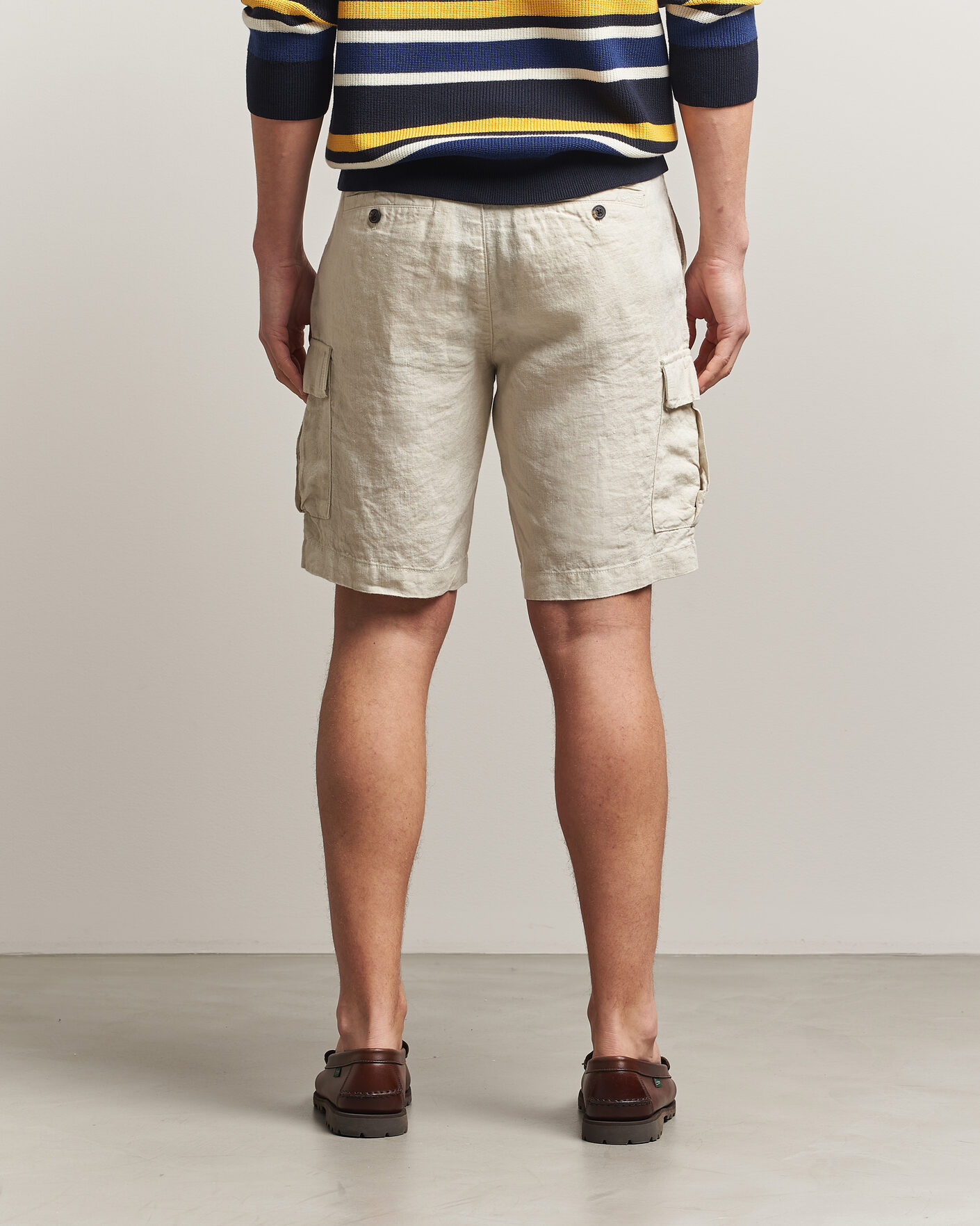 Hombres | Pantalones cortos | Gant | Regular Fit Linen Cargo Shorts Sand