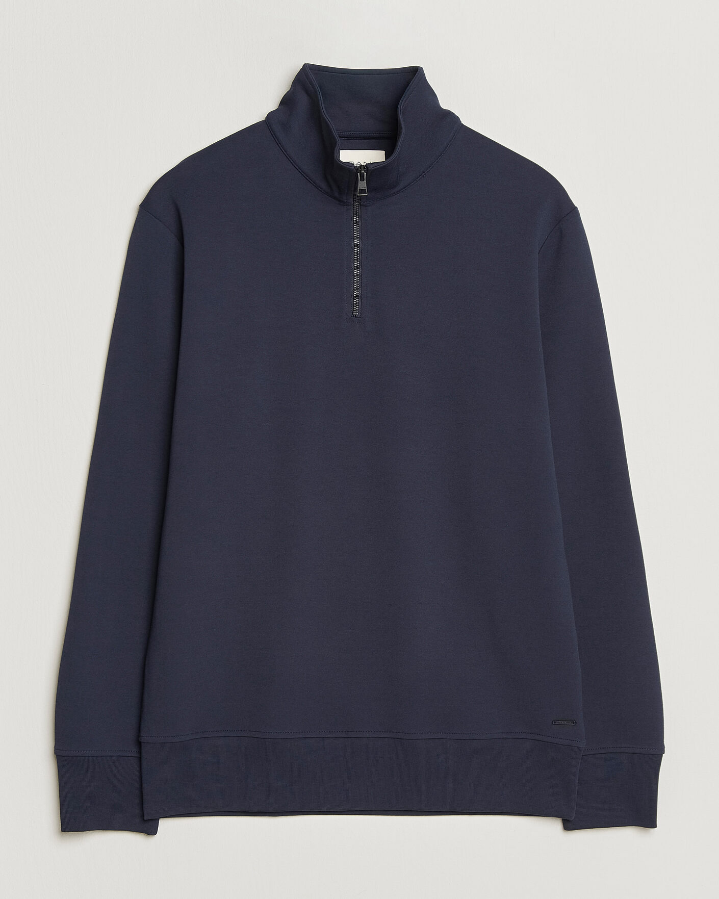 Hombres | Jerséis y prendas de punto | Gant | Interlock Half Zip Evening Blue