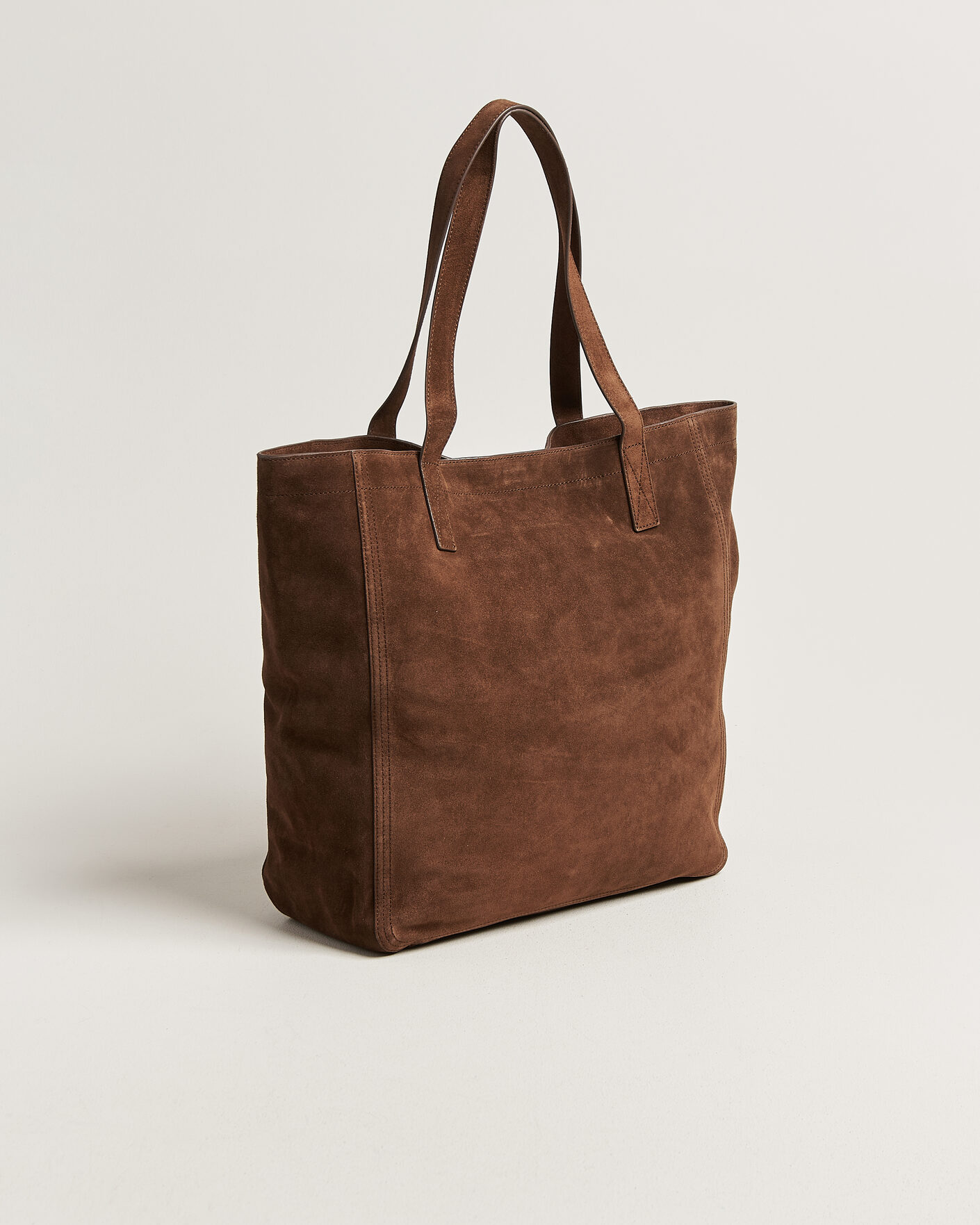 Hombres | Bolsos | GANT | Suede Tote Bag Mahogany Brown