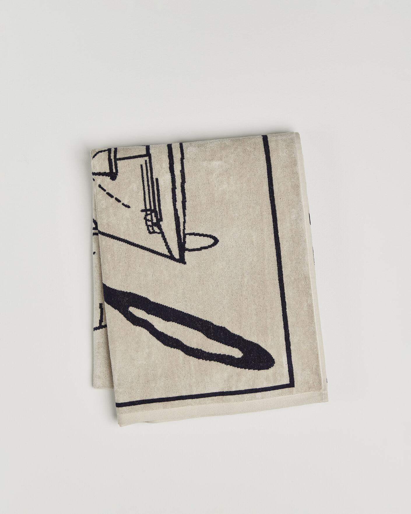 Hombres | Telas | Gant | Since 1949 Beach Towel Faded Beige