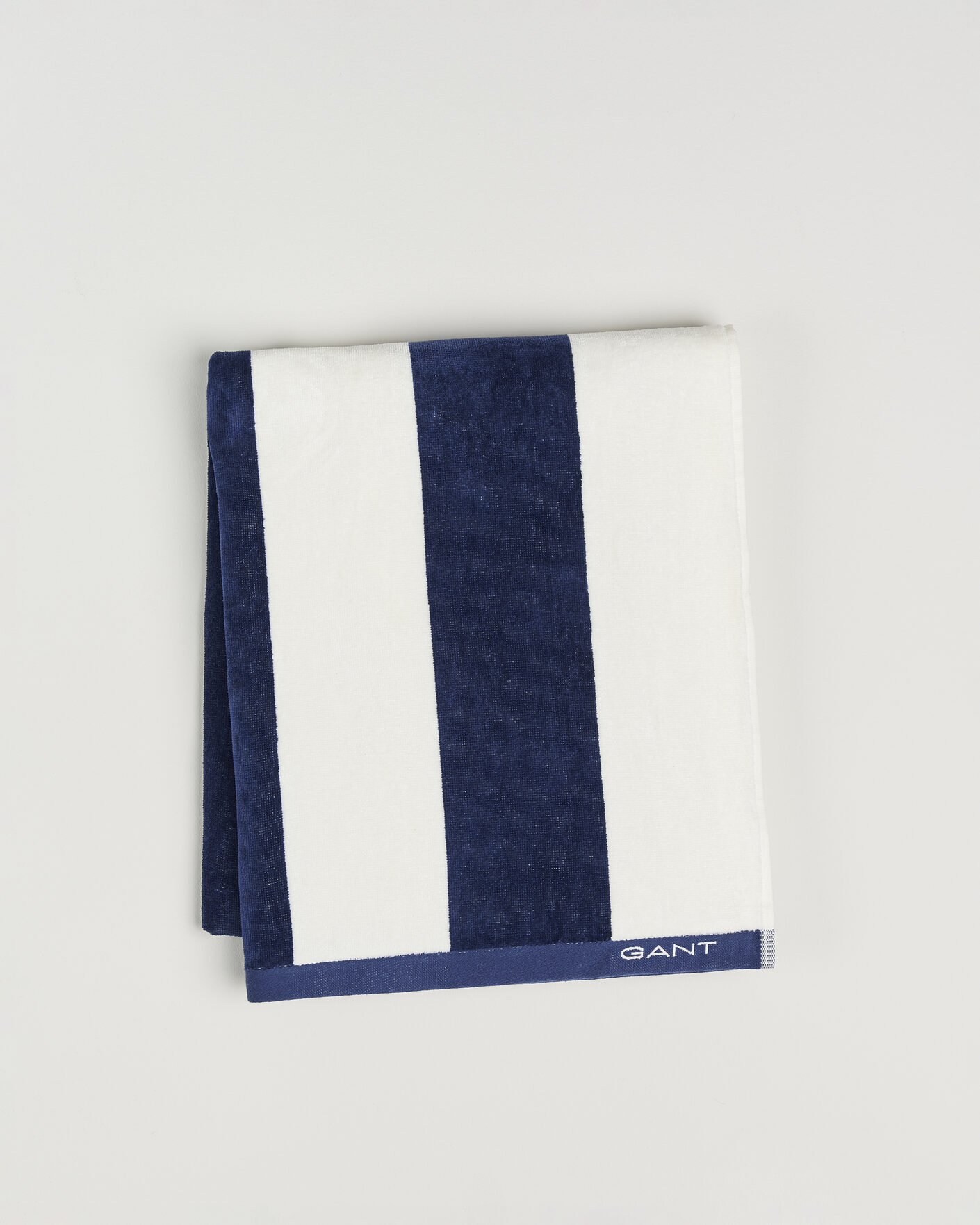 Hombres | Telas | Gant | Striped Beach Towel Vintage Blue