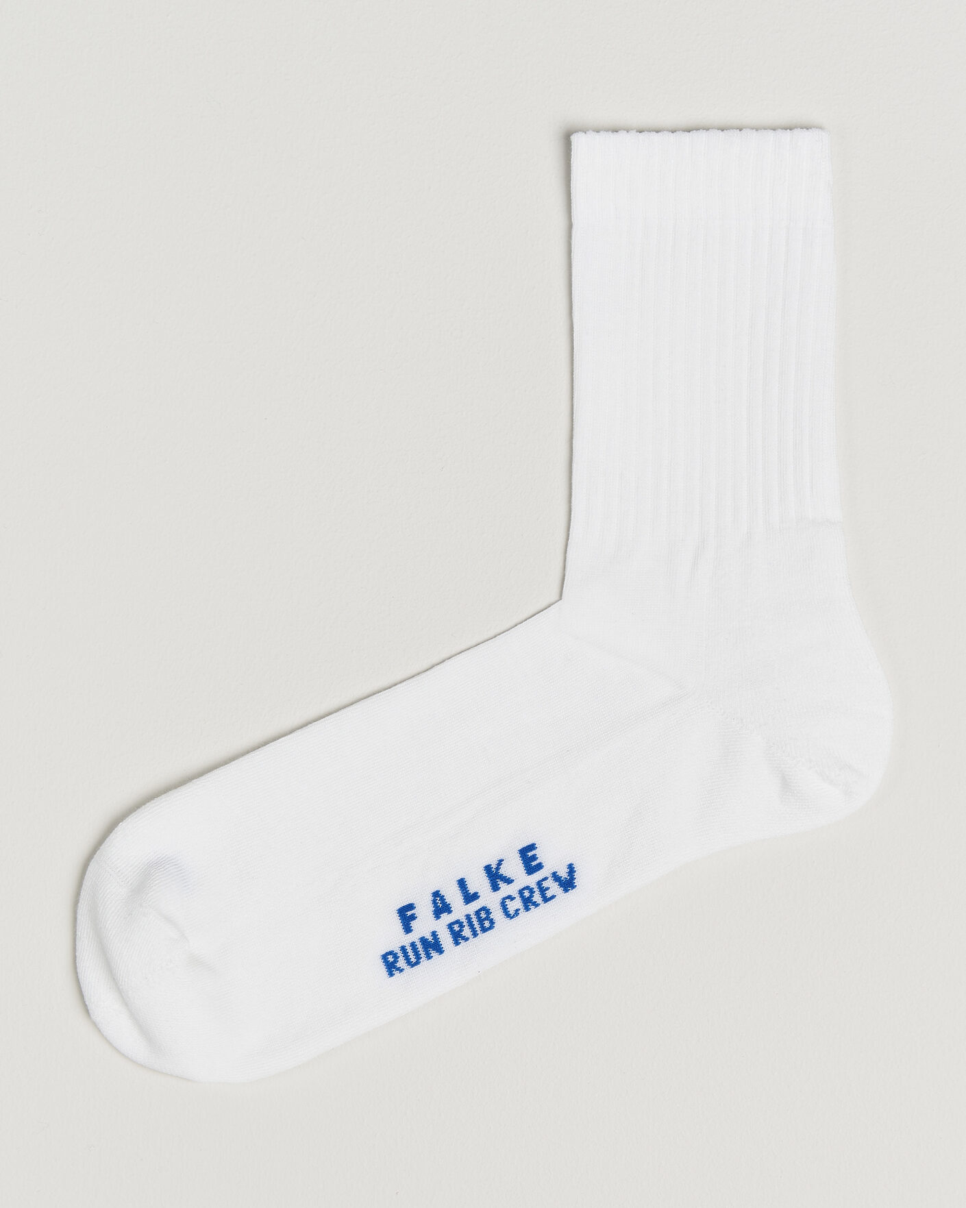 Hombres | Ropa interior y calcetines | Falke | Run Rib Crew Sock White