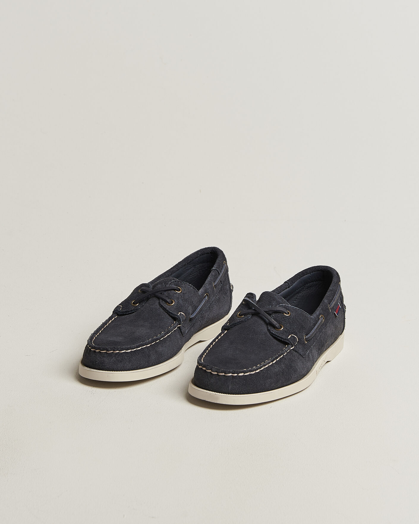 Hombres | Zapatos náuticos | Sebago | Docksides Suede Boat Shoe Blue Navy