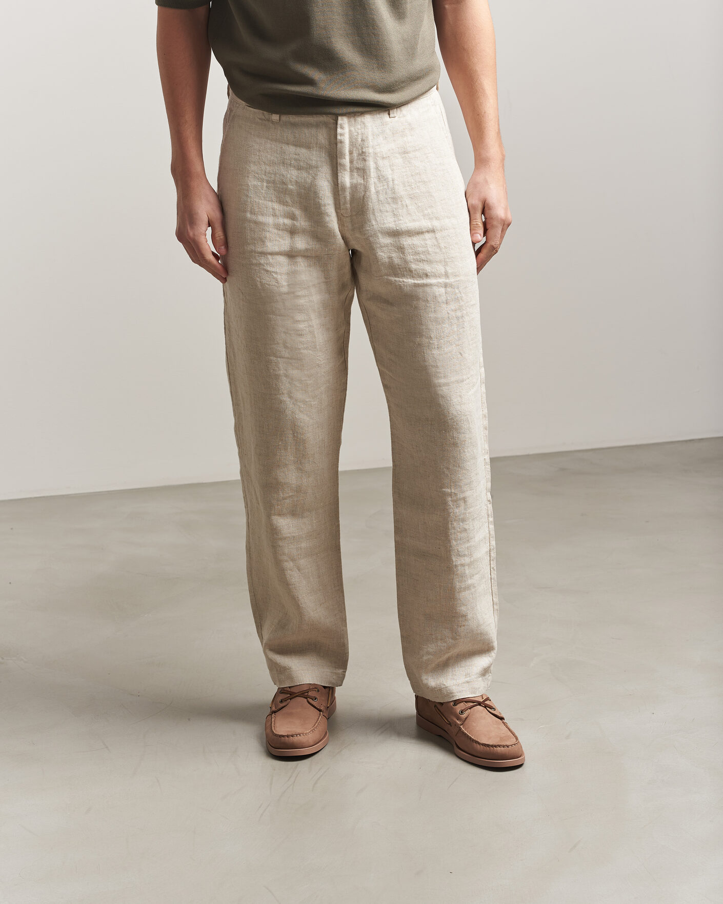 Hombres | Zapatos náuticos | Sebago | Docksides Portland Nubuck Boat Shoe Beige Taupe