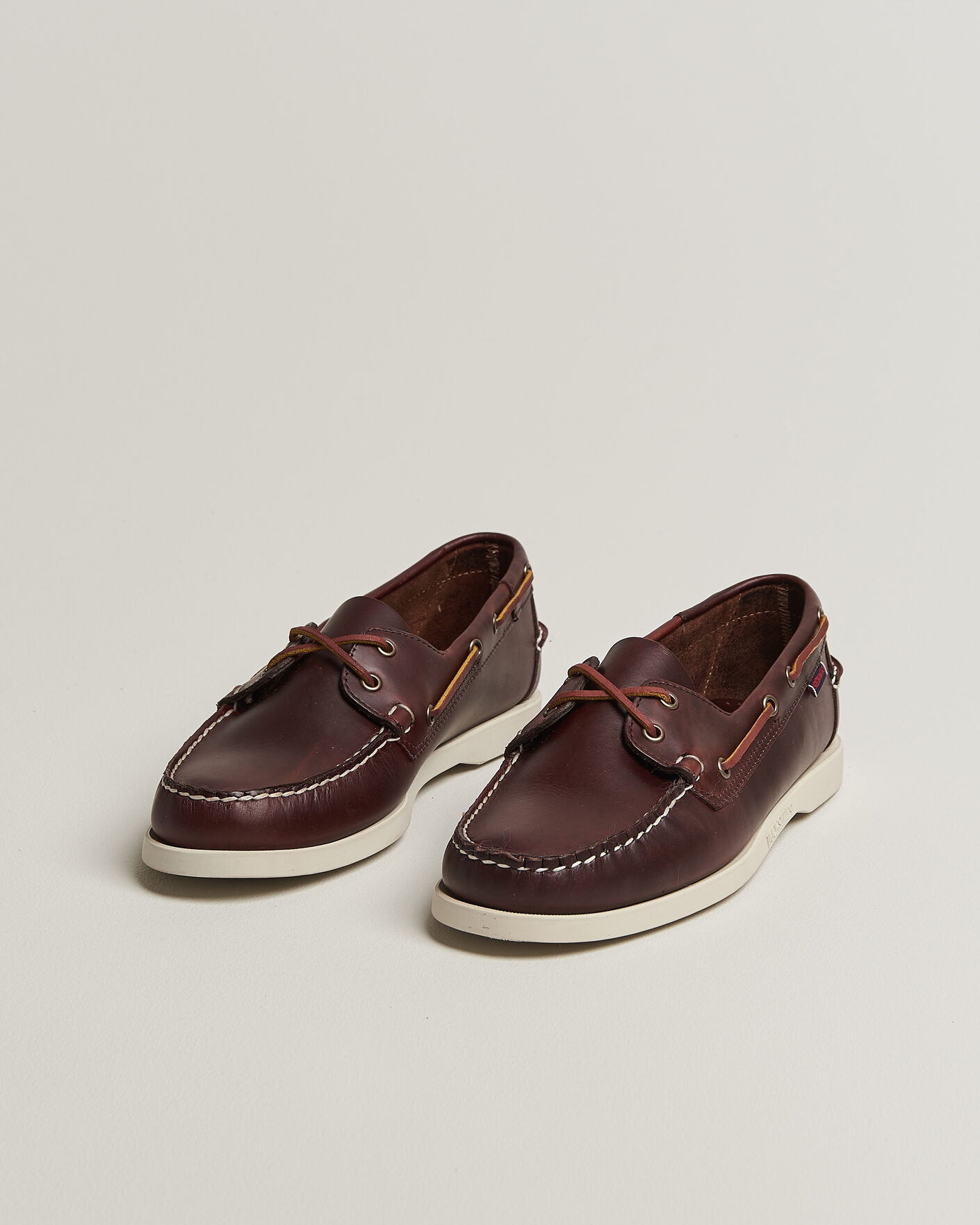 Hombres | Zapatos náuticos | Sebago | Docksides Portland Waxed Boat Shoe Dark Brown