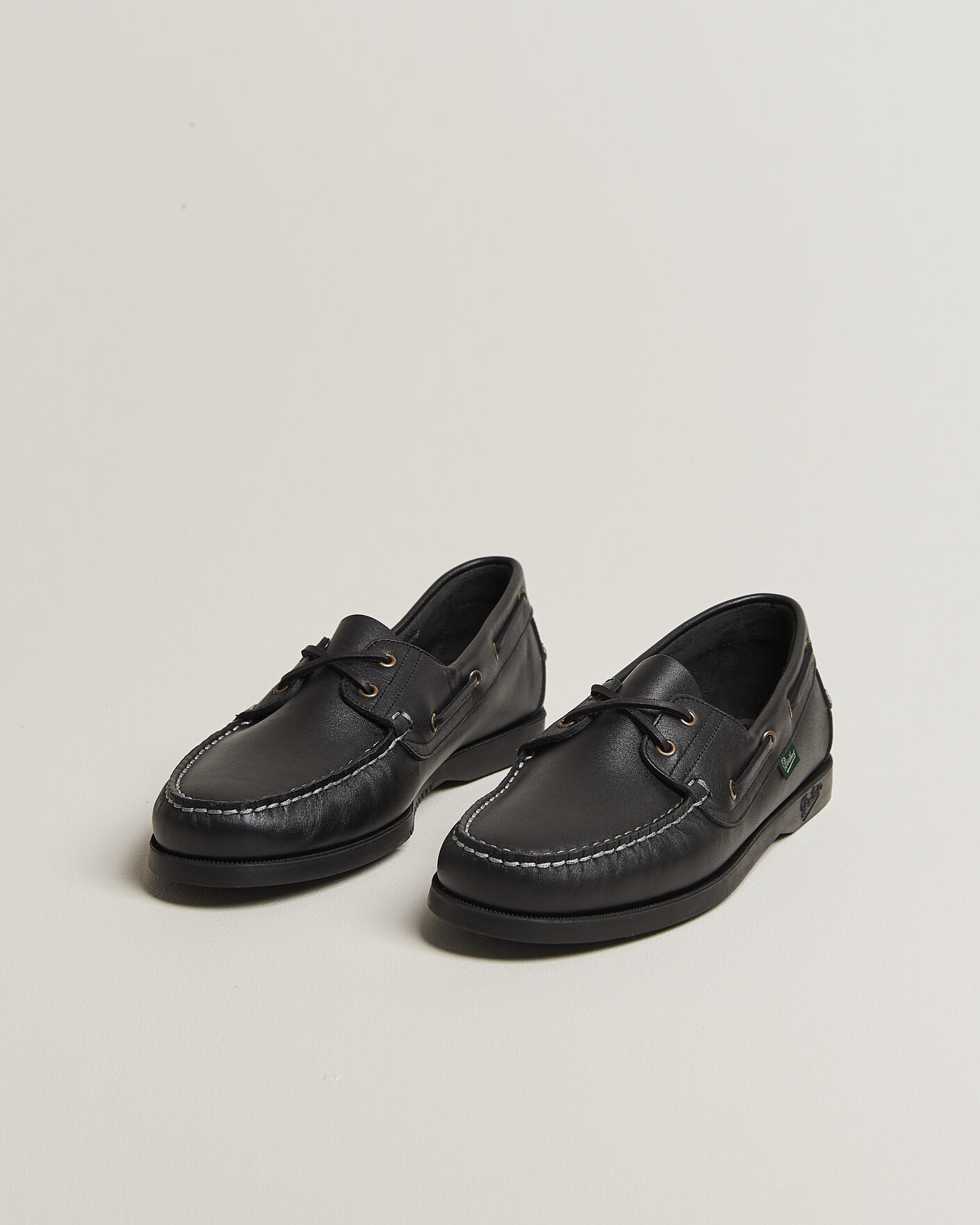 Paraboot Barth Boat Shoe Black en CareOfCarl.es