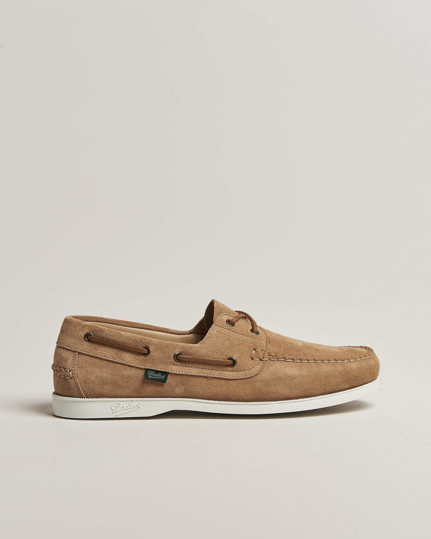 Hombres | Zapatos náuticos | Paraboot | Barth Boat Shoe Beige Suede