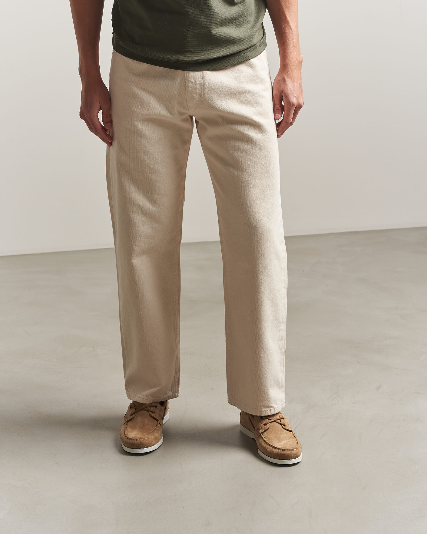 Hombres | Zapatos náuticos | Paraboot | Barth Boat Shoe Beige Suede