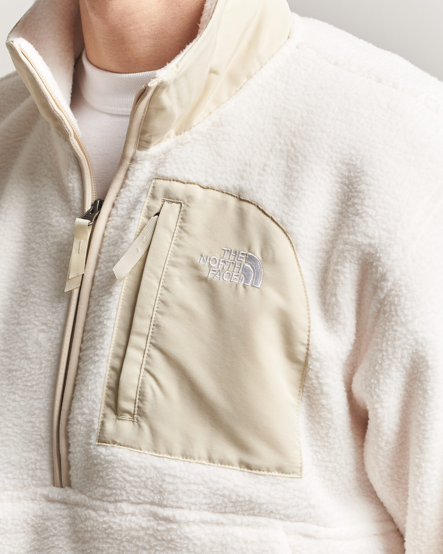 Hombres | Jerséis y prendas de punto | The North Face | Yumiori Fleece Half Zip White Dune