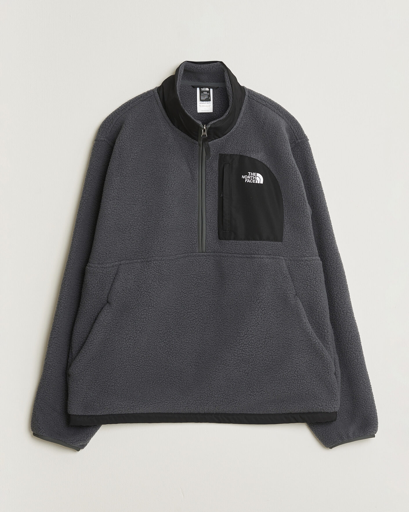 Hombres | Jerséis y prendas de punto | The North Face | Yumiori Fleece Half Zip Asphalt Grey