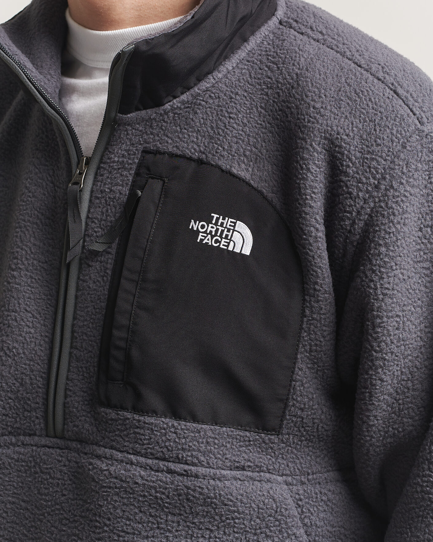 Hombres | Jerséis y prendas de punto | The North Face | Yumiori Fleece Half Zip Asphalt Grey