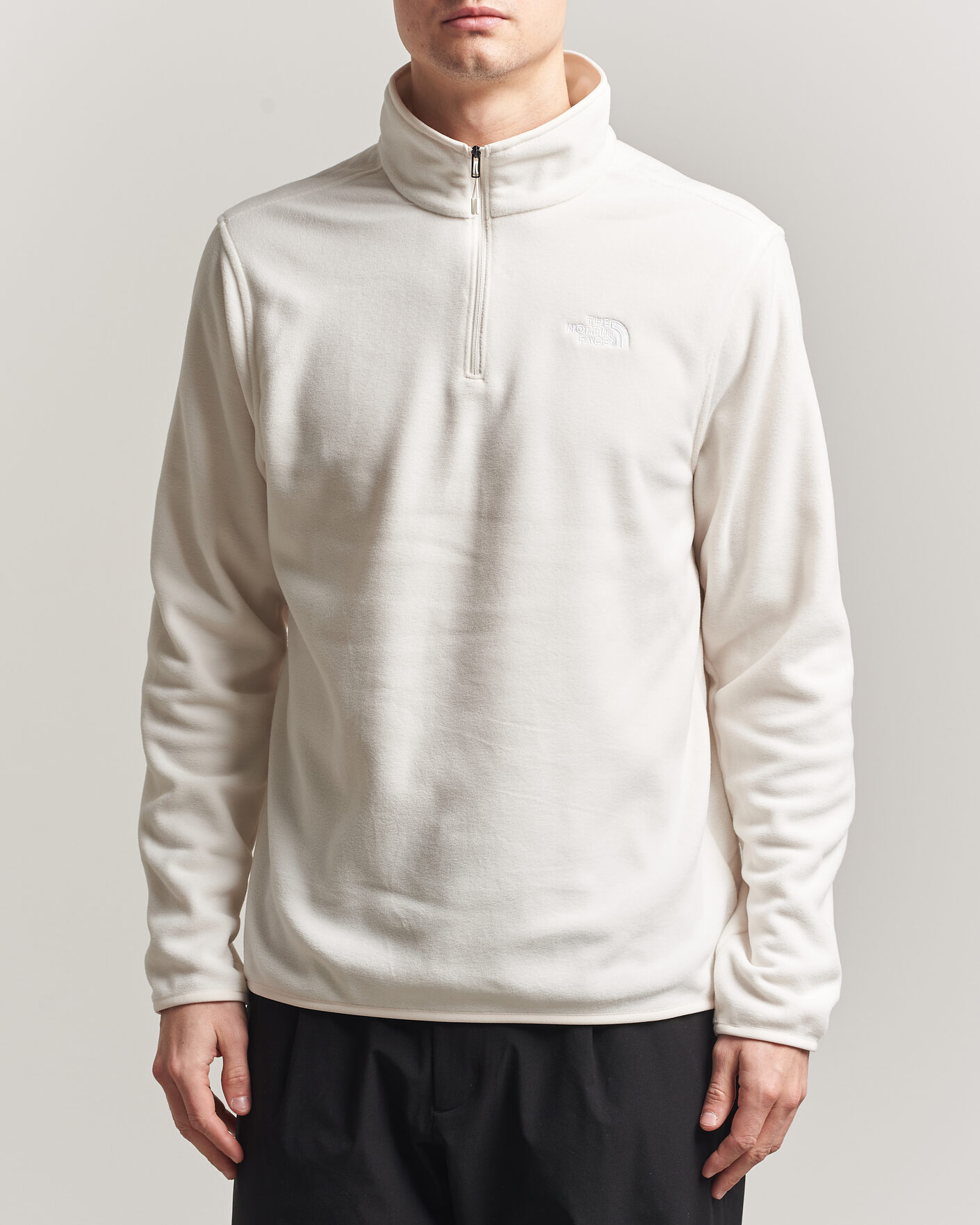 Hombres | Jerséis y prendas de punto | The North Face | Glacier 1/4 Zip Fleece White Dune