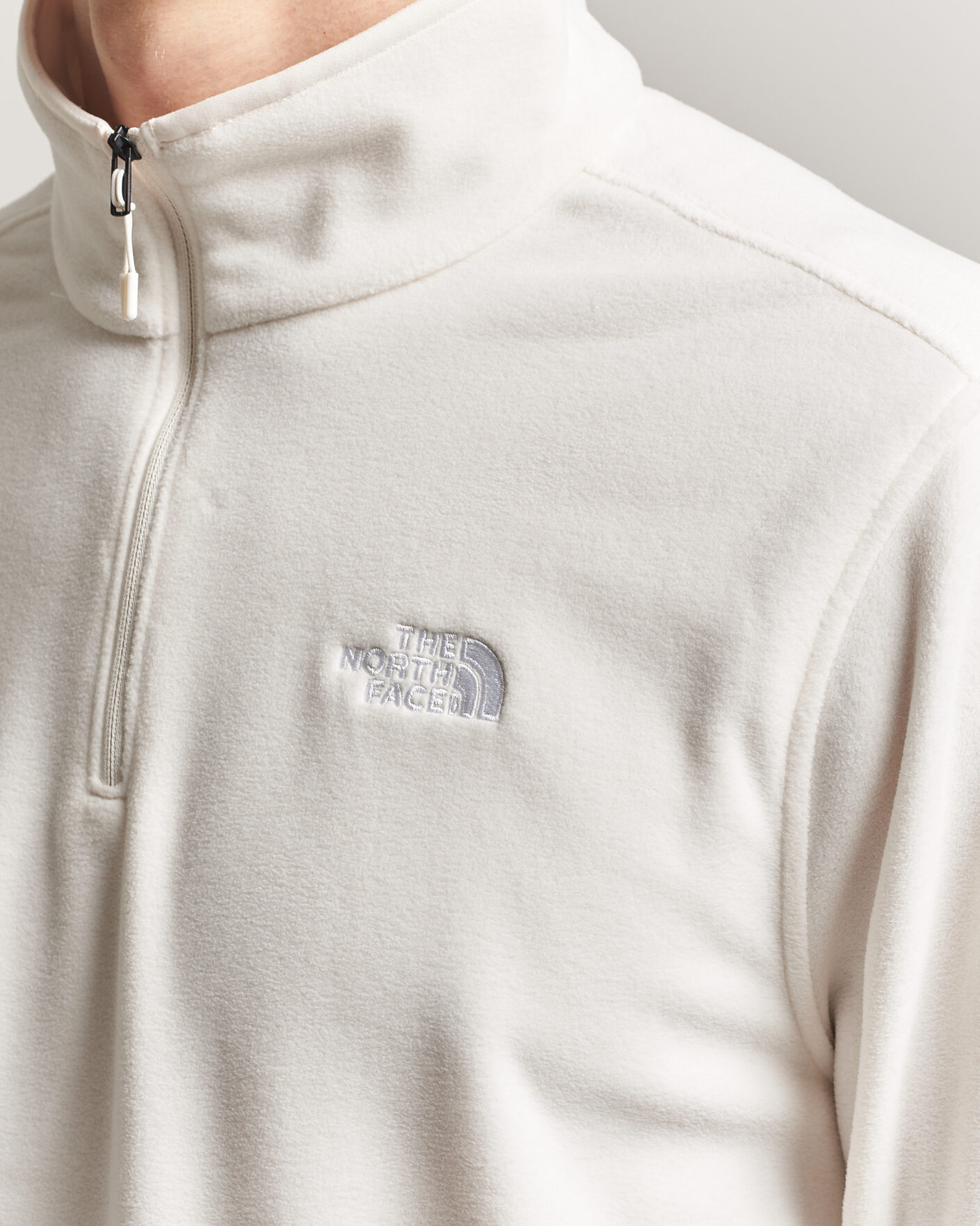 Hombres | Jerséis y prendas de punto | The North Face | Glacier 1/4 Zip Fleece White Dune