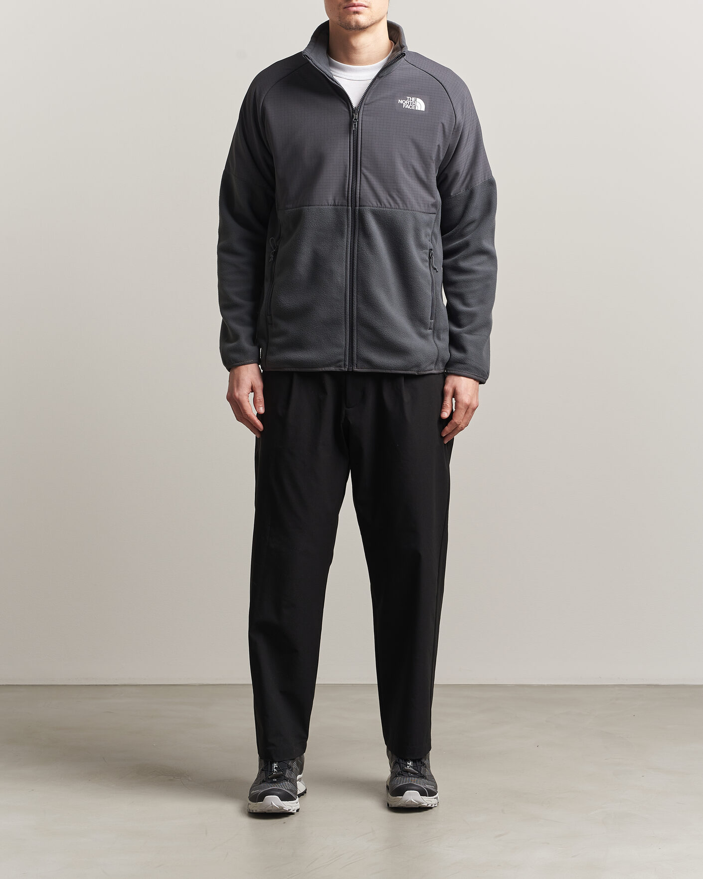 Hombres | Jerséis y prendas de punto | The North Face | Glacier Hybrid Fleece Black