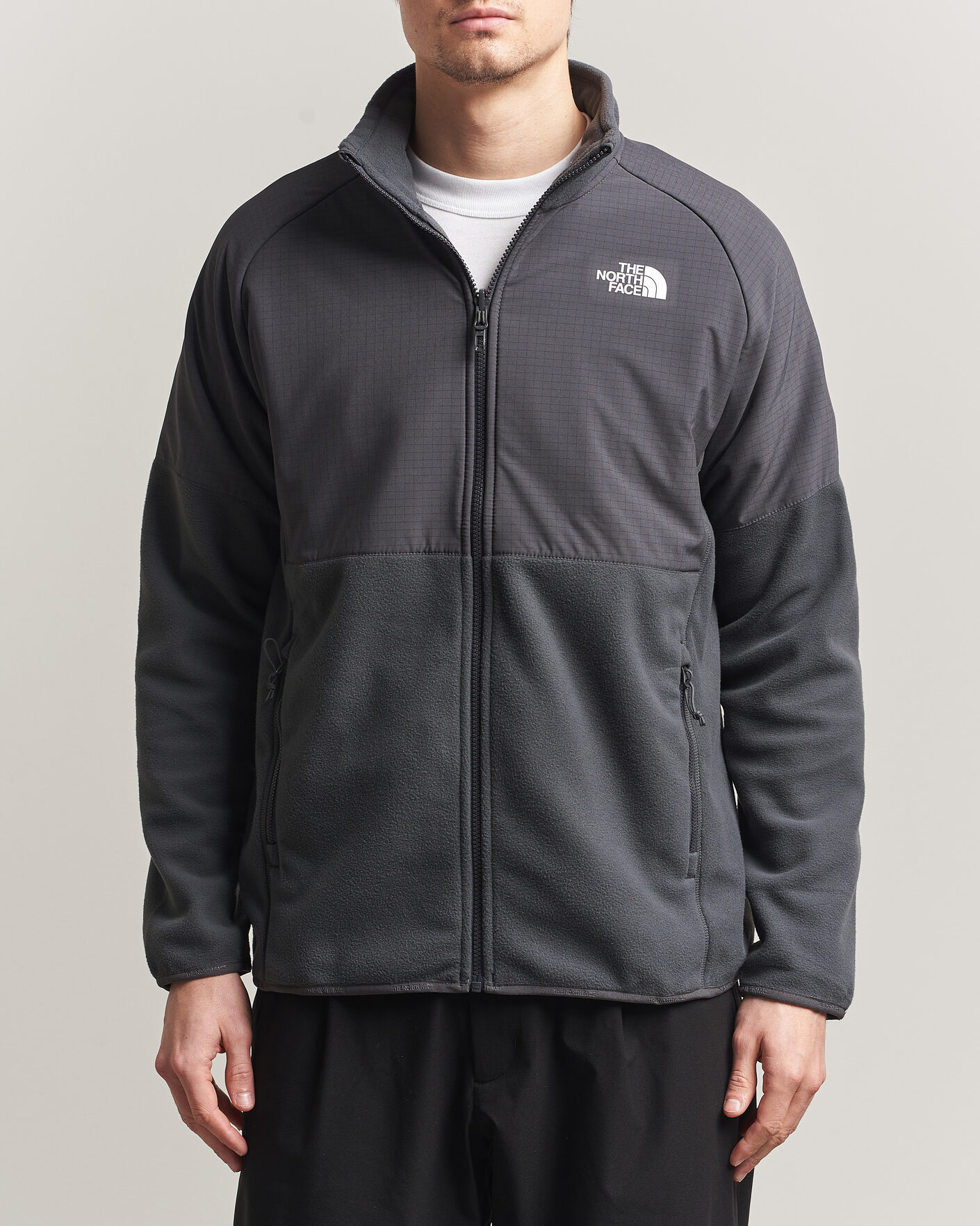 Hombres | Jerséis y prendas de punto | The North Face | Glacier Hybrid Fleece Black