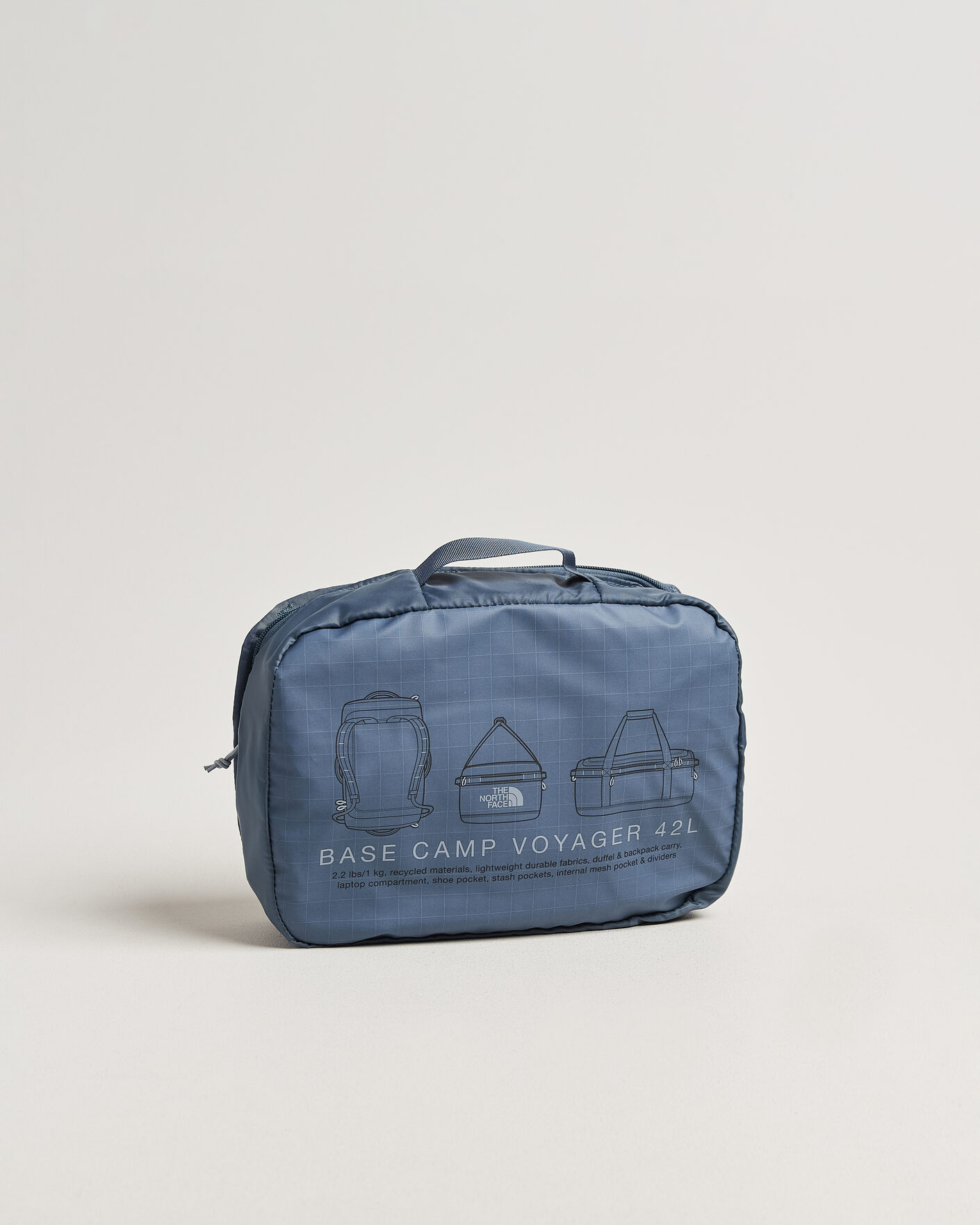 Hombres | Bolsos | The North Face | Base Camp Voyager Duffel 42 Granite Grey