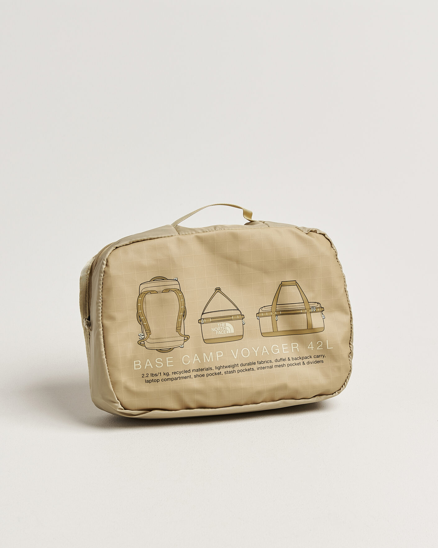 Hombres | Bolsos | The North Face | Base Camp Voyager Duffel 42 Khaki Stone