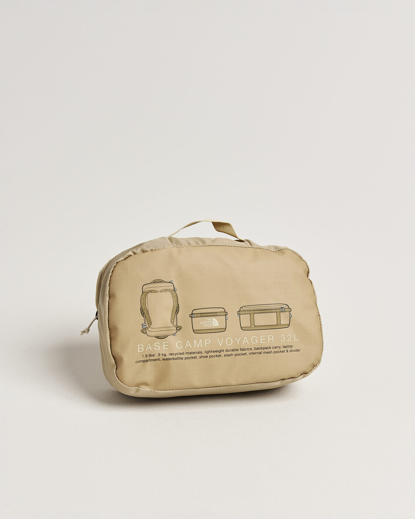Hombres | Bolsos | The North Face | Base Camp Voyager Duffel 32 Khaki Stone