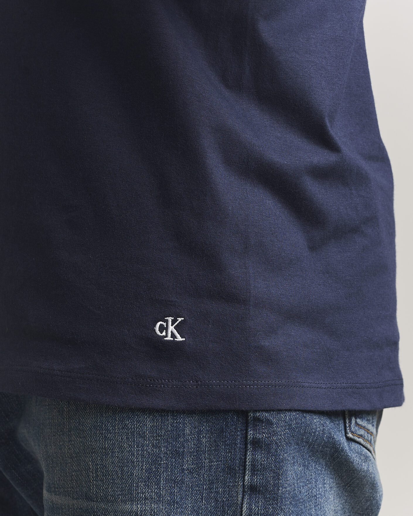 Hombres | Camisetas | Calvin Klein | 3-Pack Cotton Crew Neck T-Shirt Navy/Red/Blue