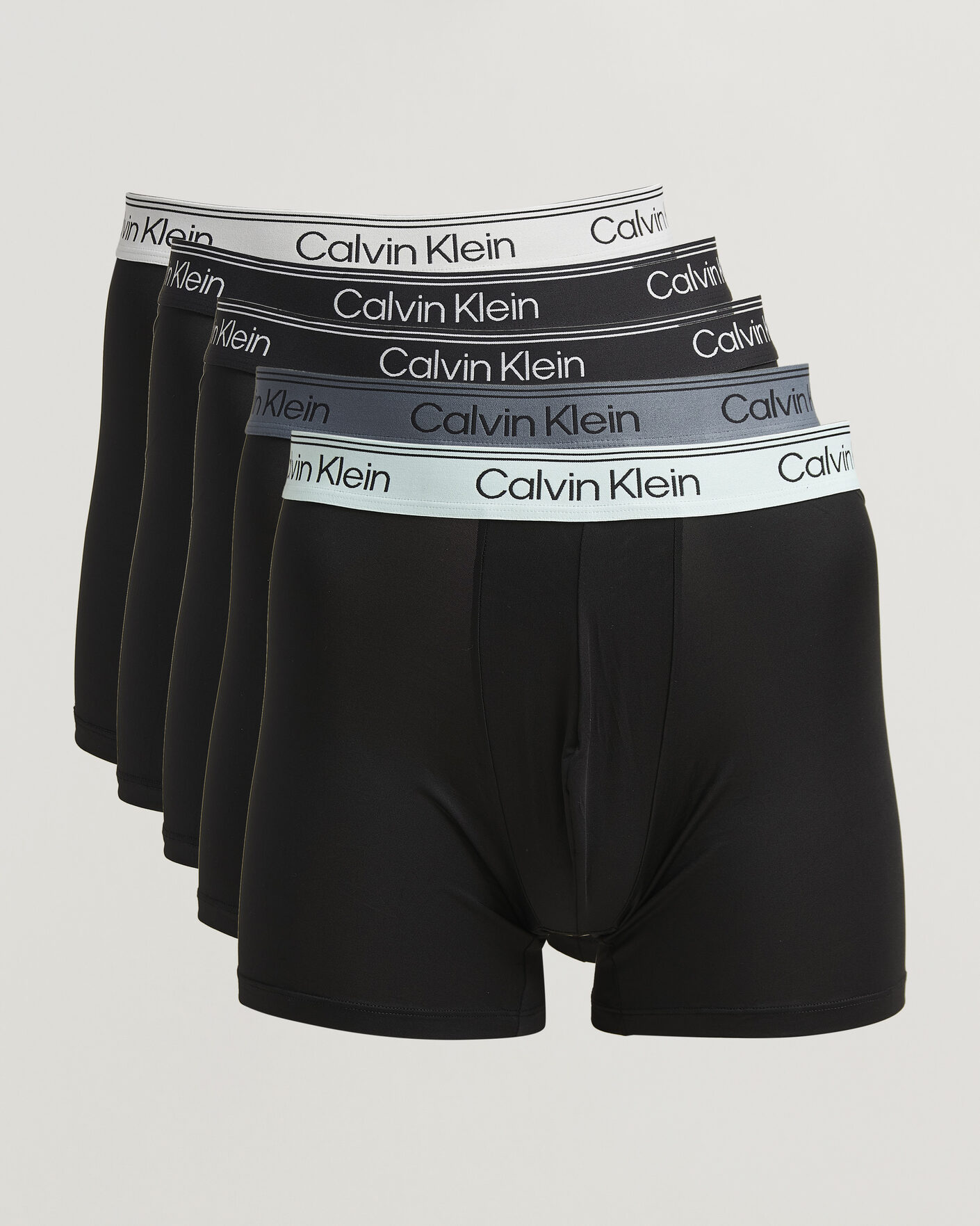 Hombres | Ropa interior y calcetines | Calvin Klein | 5-Pack Icon Cotton Stretch Boxer Brief Black