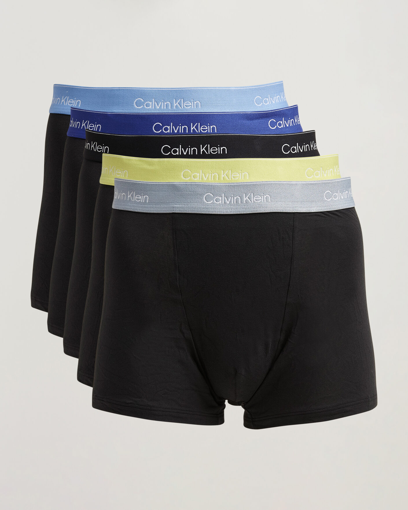 Hombres | Ropa interior y calcetines | Calvin Klein | 5-Pack Icon Cotton Stretch Relaxed Trunk Black
