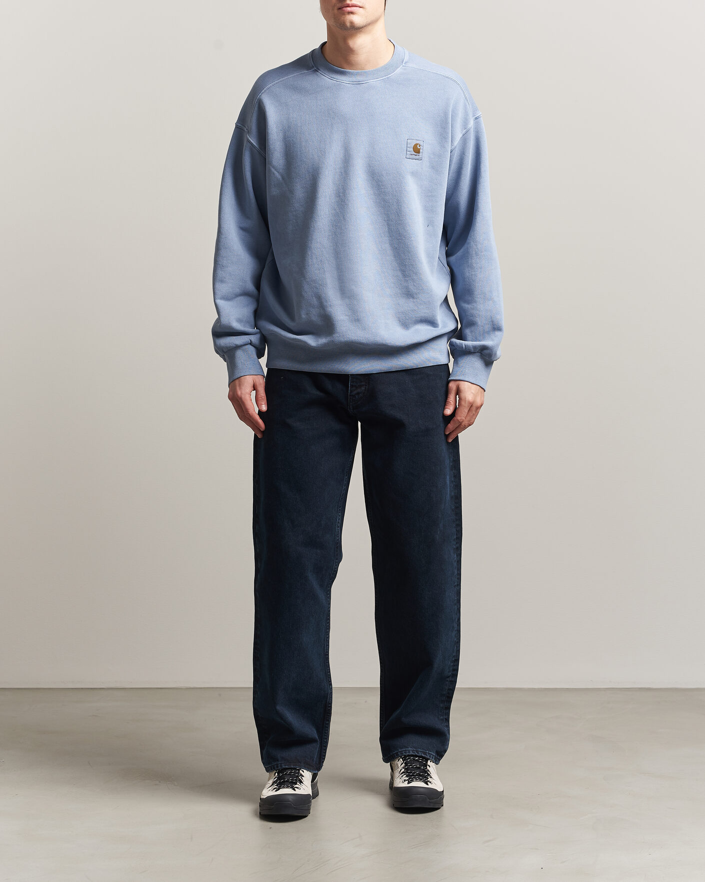 Hombres | Jerséis y prendas de punto | Carhartt WIP | Nelson Sweatshirt Gentle Blue