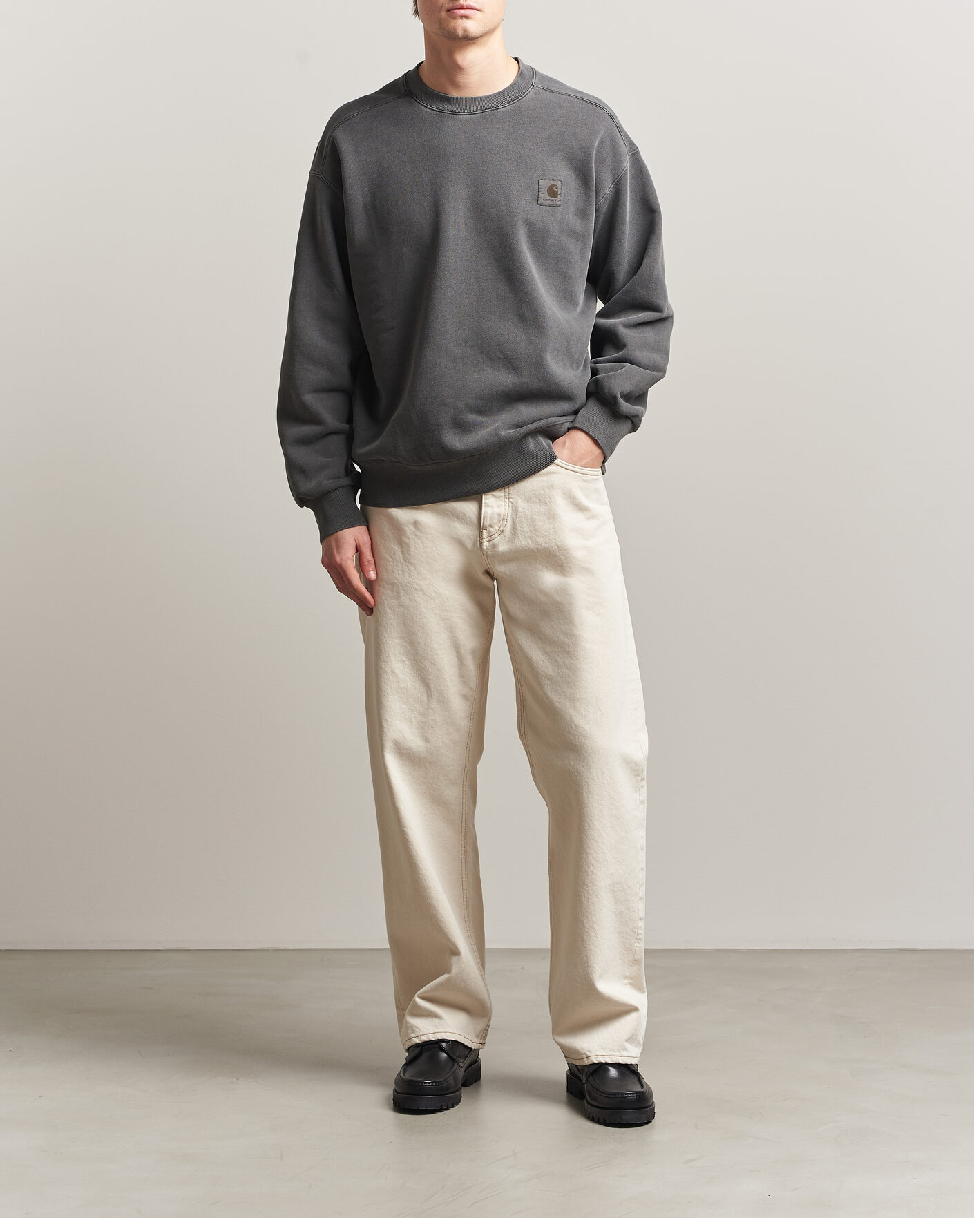 Hombres | Jerséis y prendas de punto | Carhartt WIP | Nelson Sweatshirt Black